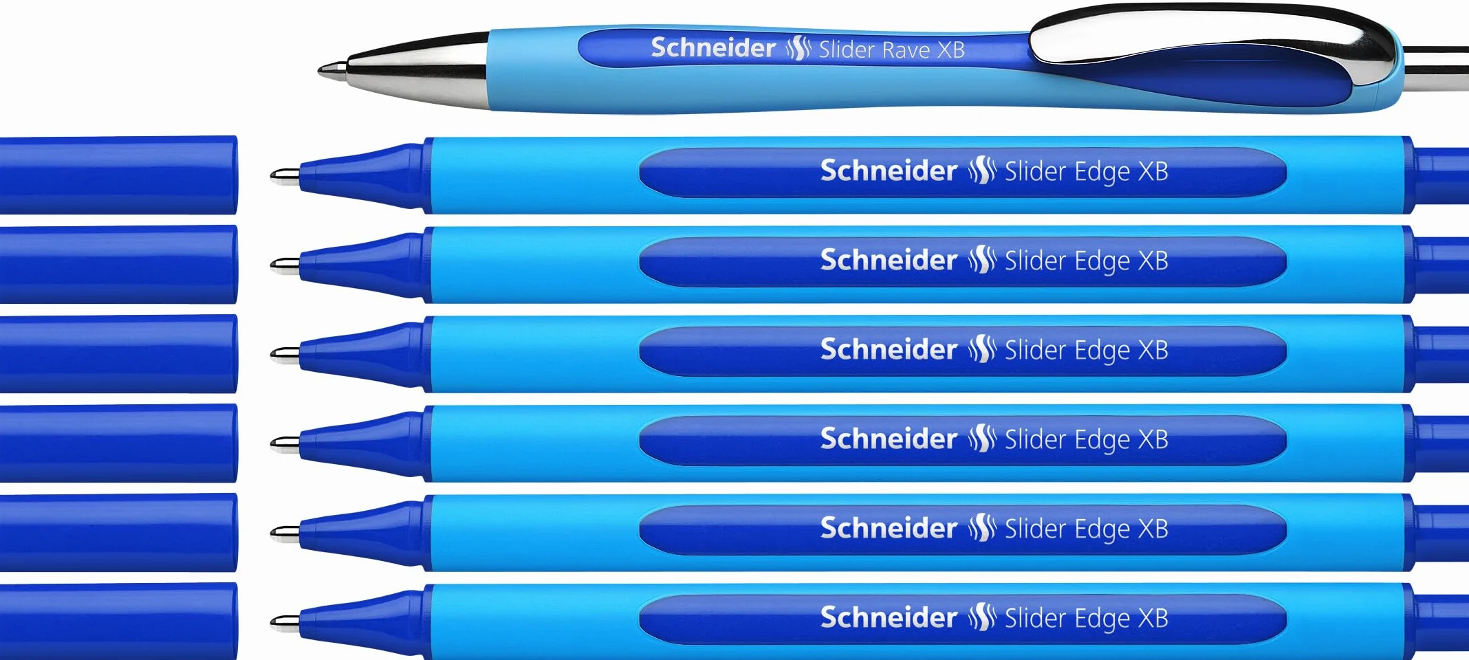 Schneider Slider Edge XB Slider Rave XB długopis niebieski 6+1 sztuk