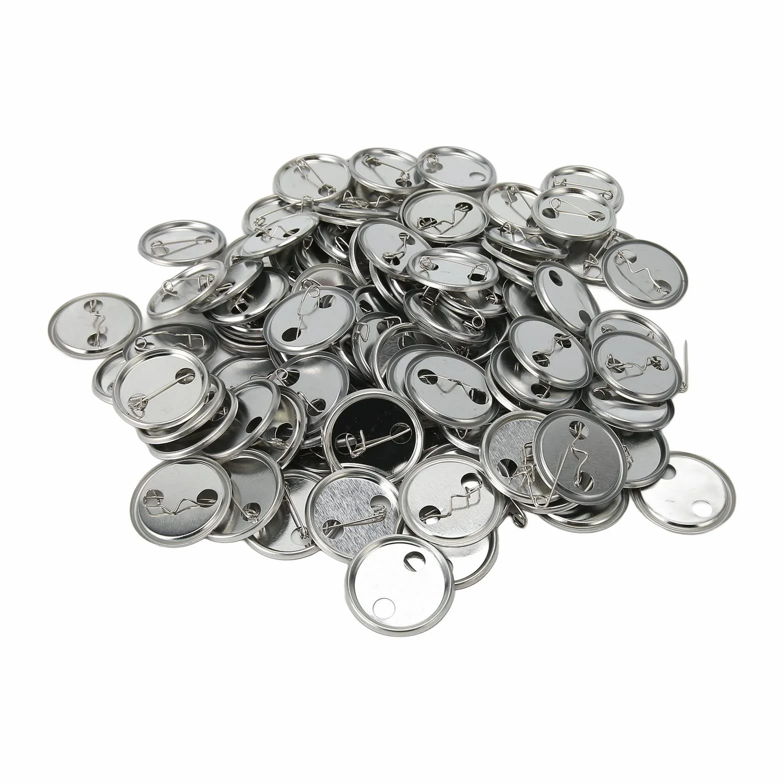 Zestaw Części do Odznak 32 mm Puste Przyciski Okrągłe Blaszki