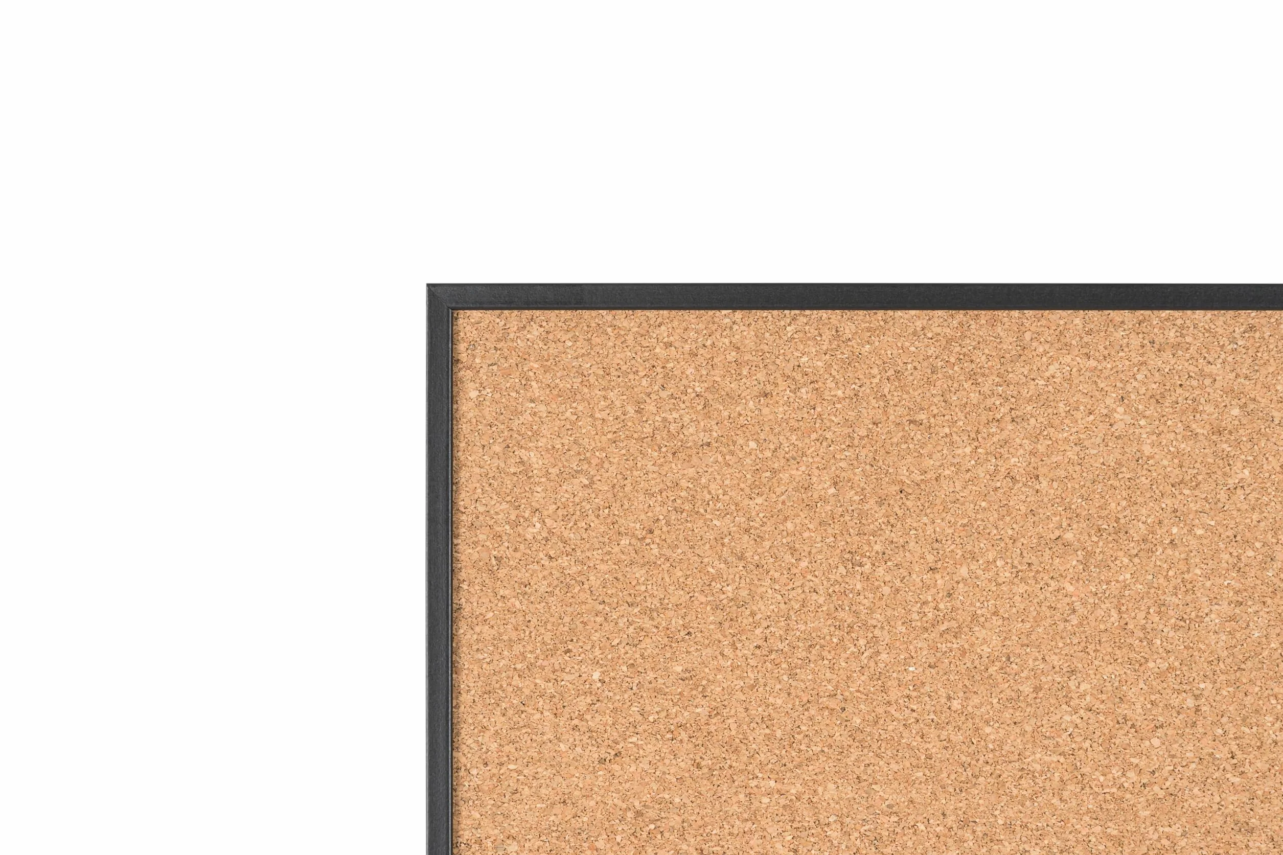 Bi-Office New Basic tablica korkowa 885 x 585 mm czarna rama MDF