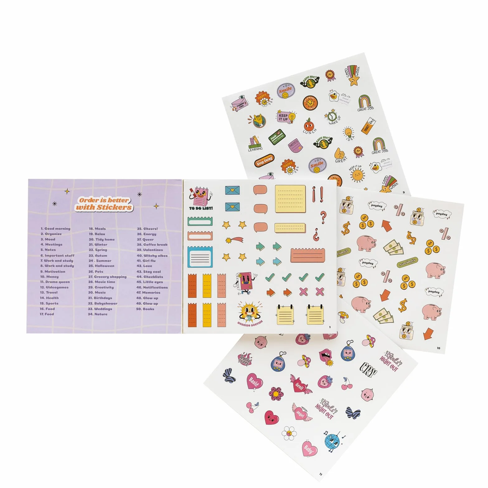 Grupo Erik Sticker Book 2000 Stickers Planner Diary Scrapbook Calendar Journal Bullet Journal Accessories