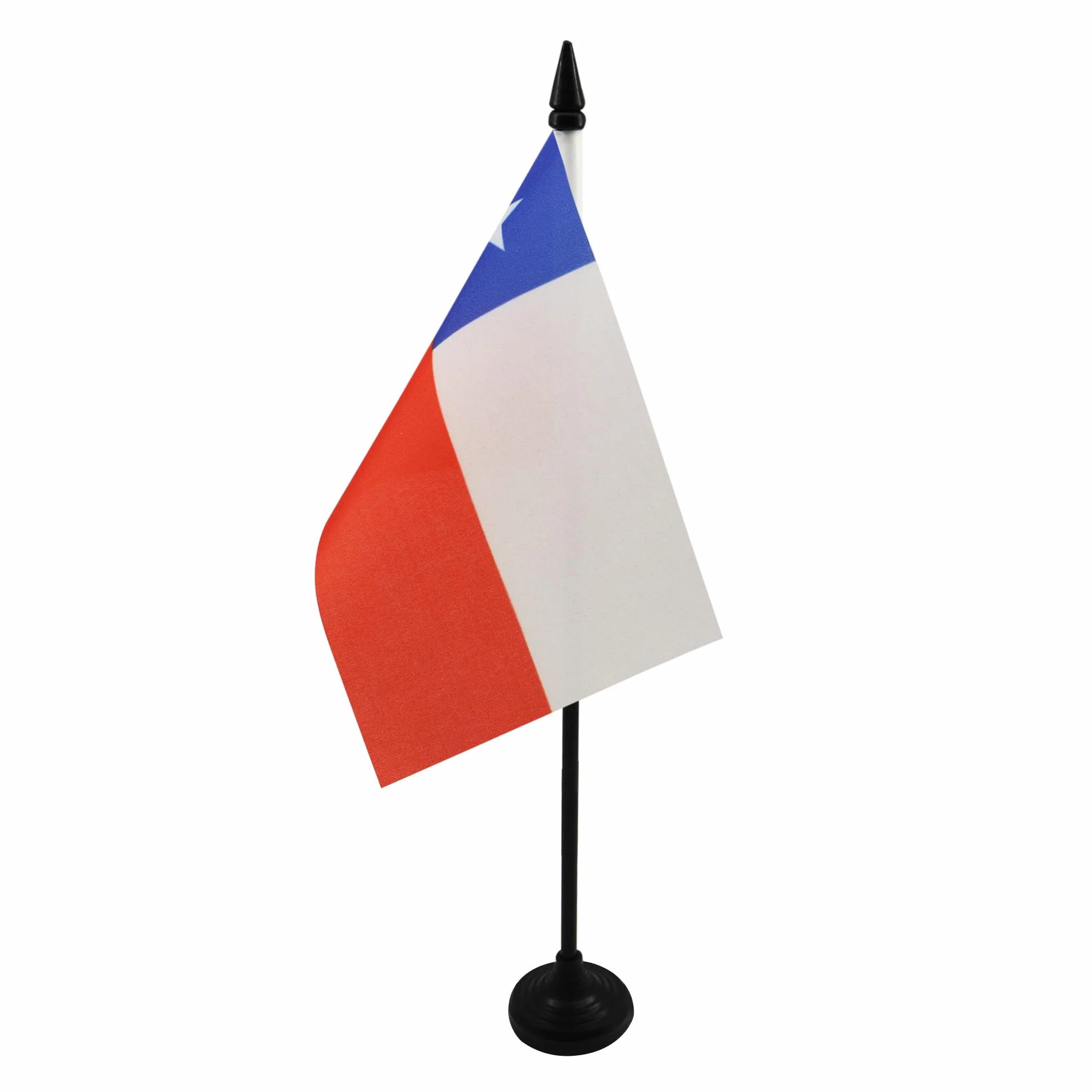 Drapeau de Table Chili en Polyester 100D, 15cm x 10cm