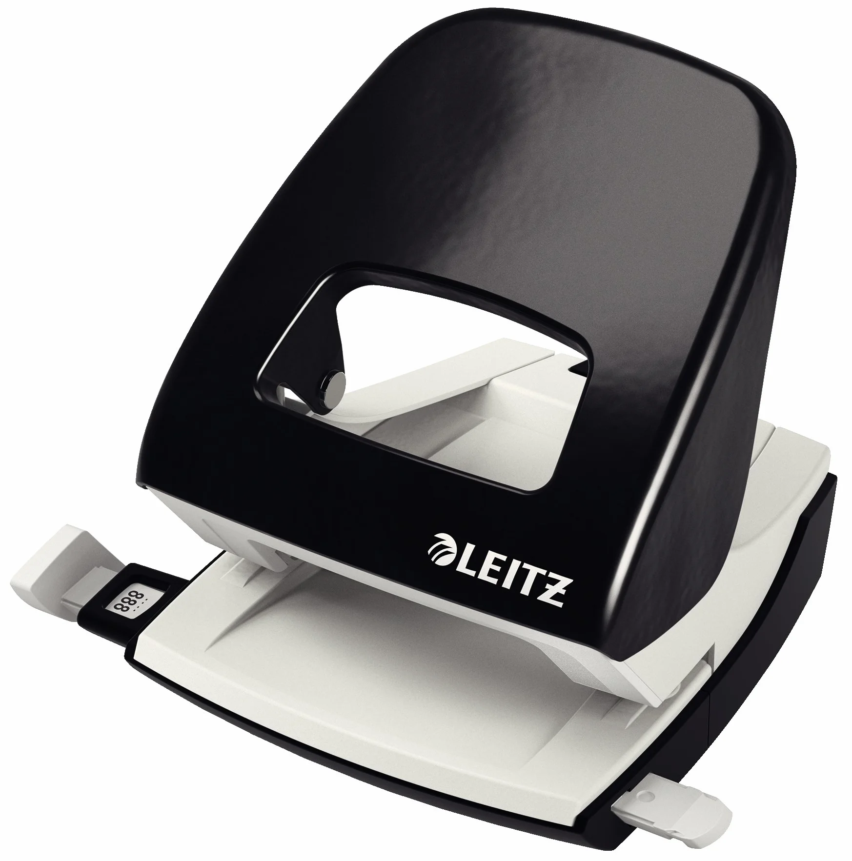 Leitz 50950095 Dziurkacz i Zszywacz Biurowy, Czarny/Szary