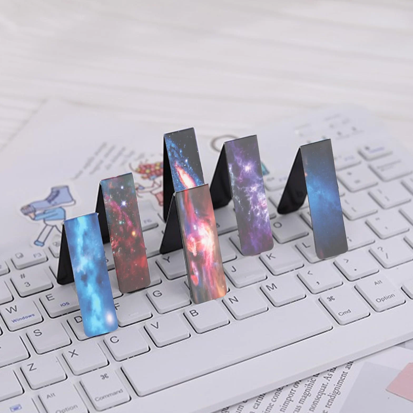 36 magnetycznych zakładek, kolorowe magnetyczne oznaczenia stron, magnetyczne znaczniki do książek, różne magnetyczne klipsy boczne, zakładki dla dzieci, do czytania książek, szkoły, artykułów