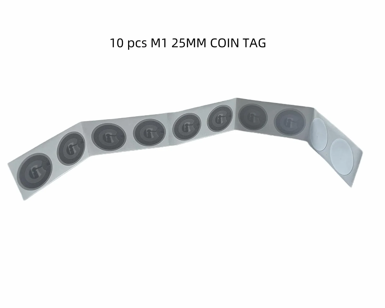 JW 13,56 MHz MF classic 1k M1 S50 Chip RFID pusta biała naklejka papierowa 25 mm taśma klejąca (opakowanie 10 sztuk)