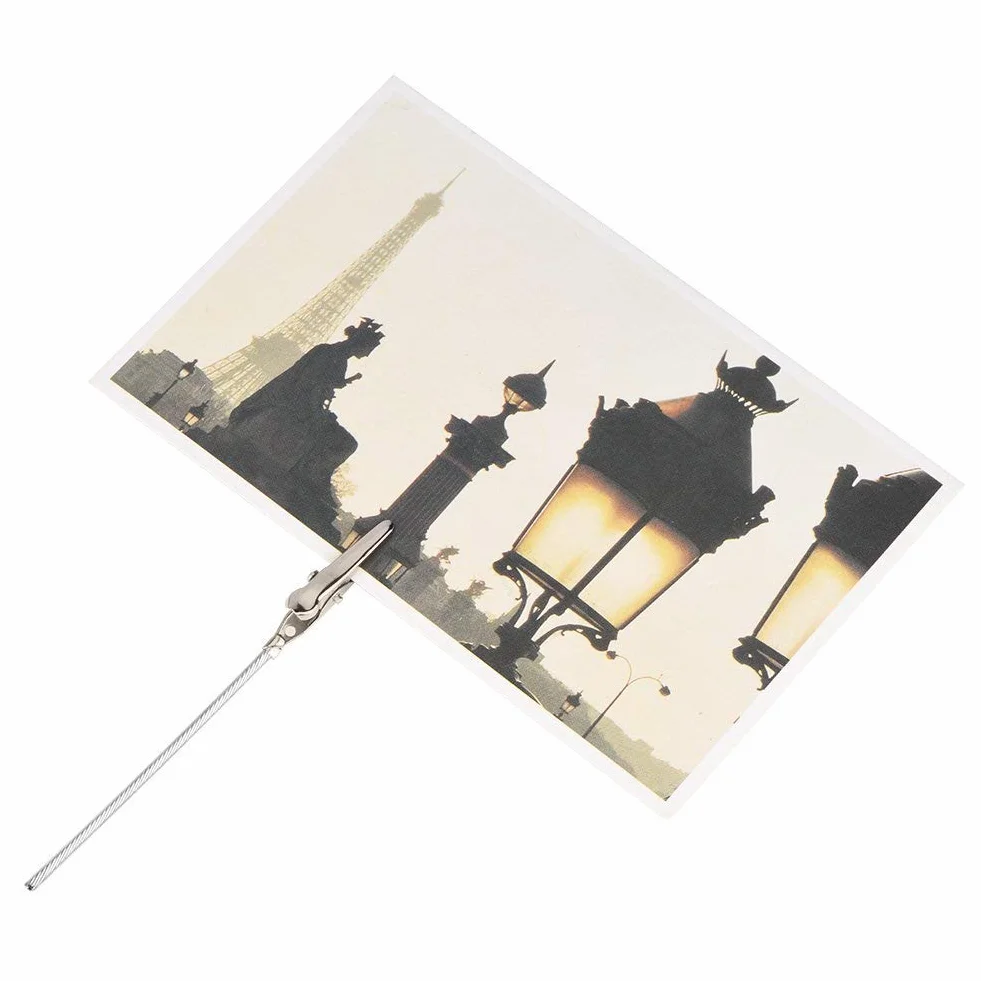 50 Sztuk Metalowy Zacisk Krokodylkowy, Klips do Notatek i Fotografii, Uchwyt na Kartki DIY Craft dla Papieru i Kartonu - Uniwersalny