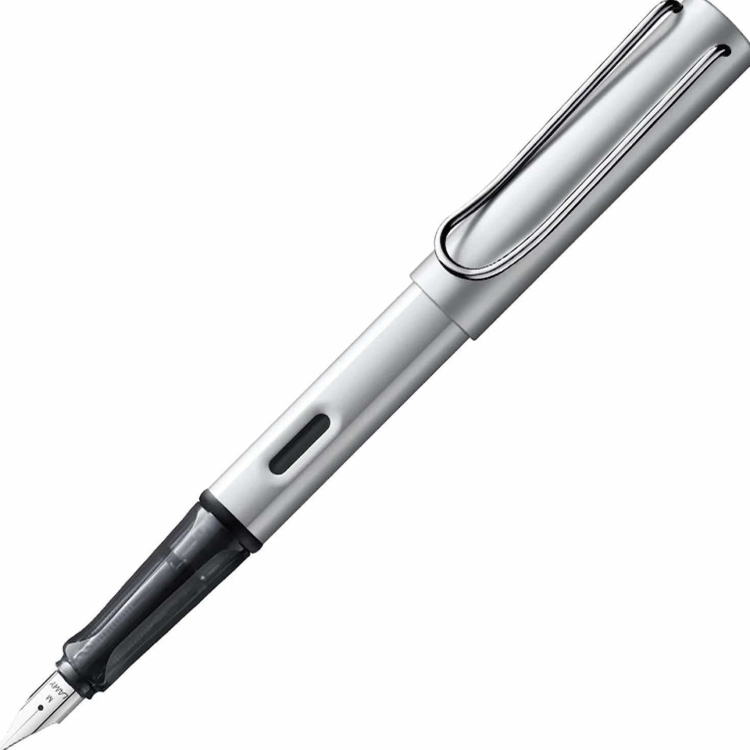 Lamy AL-star pióro wieczne stalówka stalowa F, lekka aluminiowa obudowa, wkład T10 niebieski