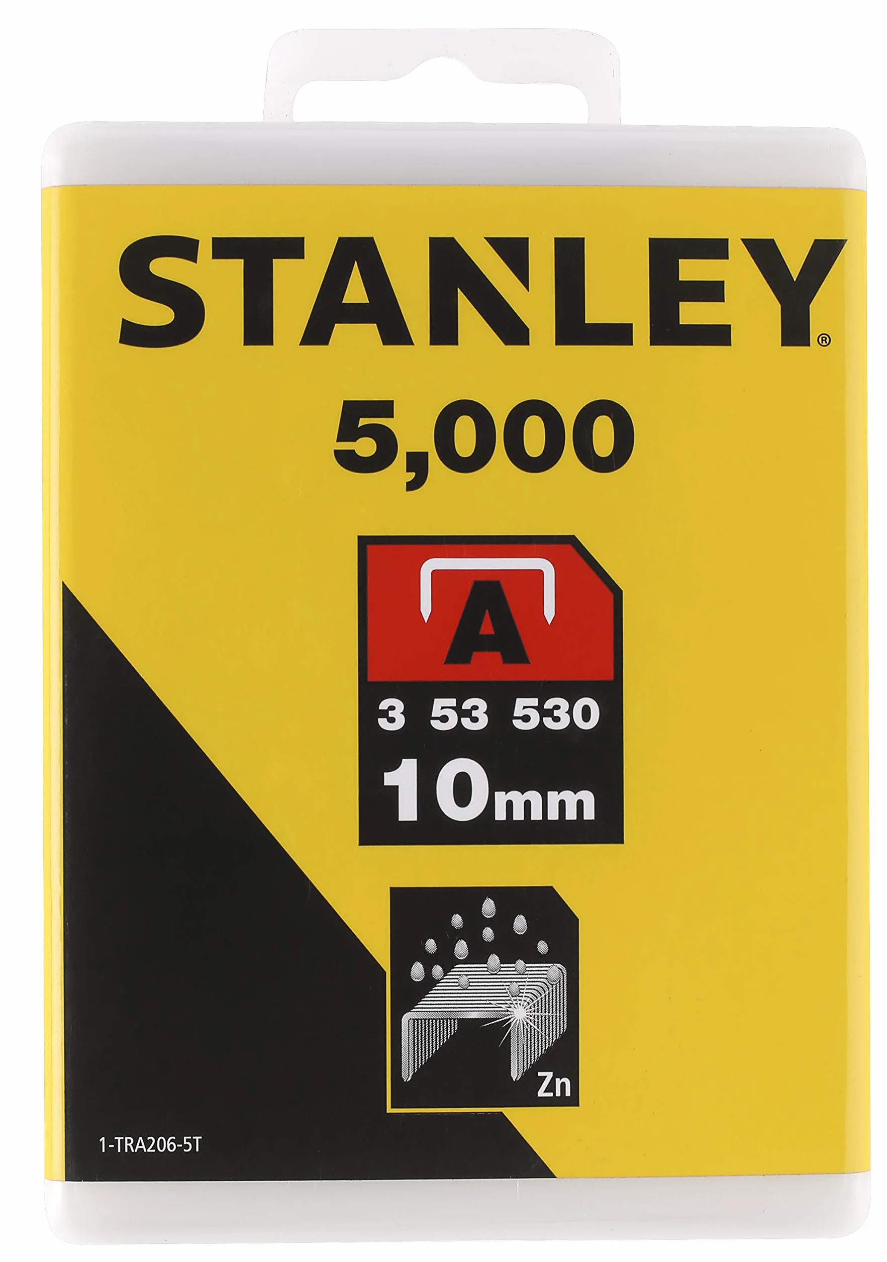 Stanley Zszywki typu A 10 mm 5000 sztuk do zszywacza elektrycznego i ręcznego