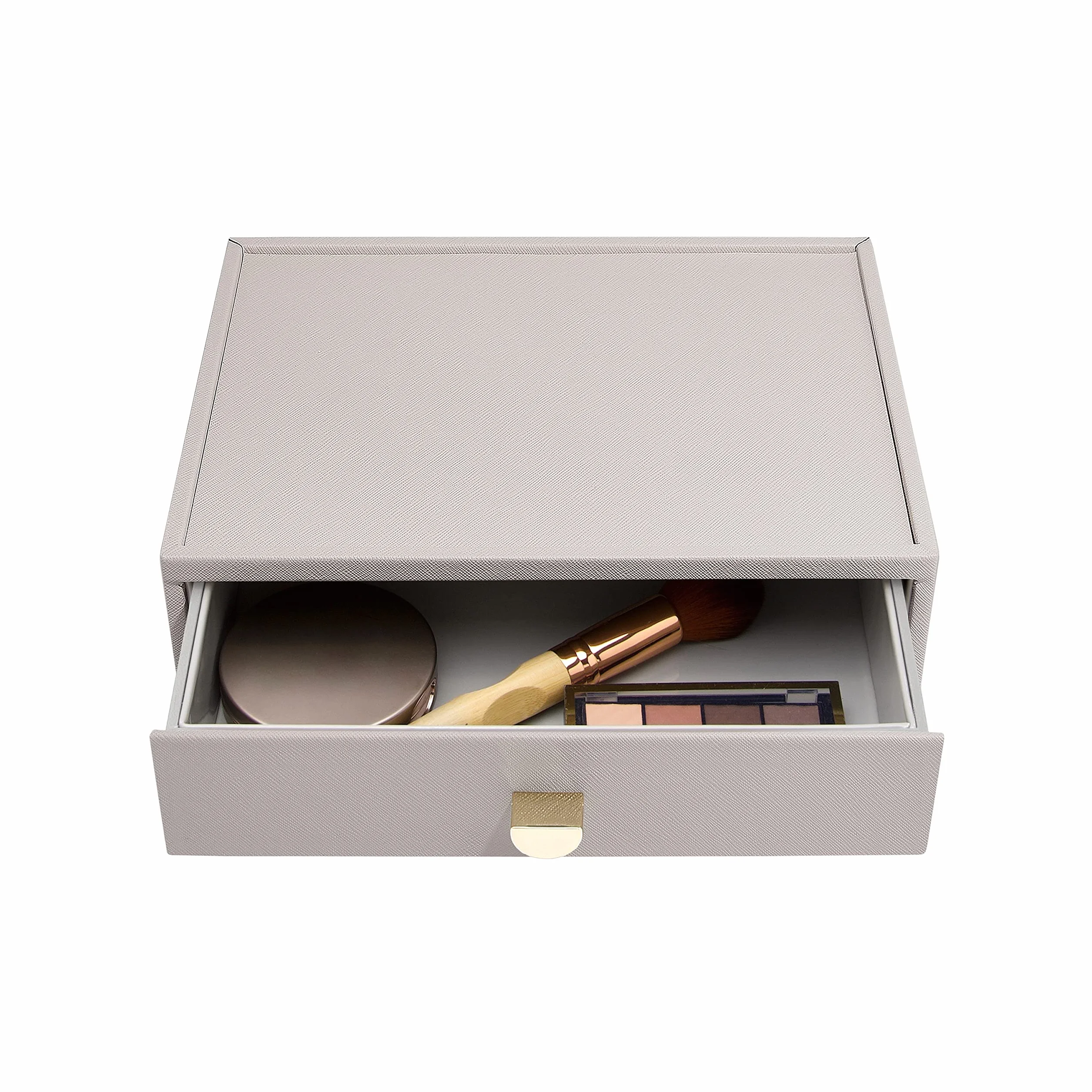 Stackers organizer do makijażu szuflada taupe