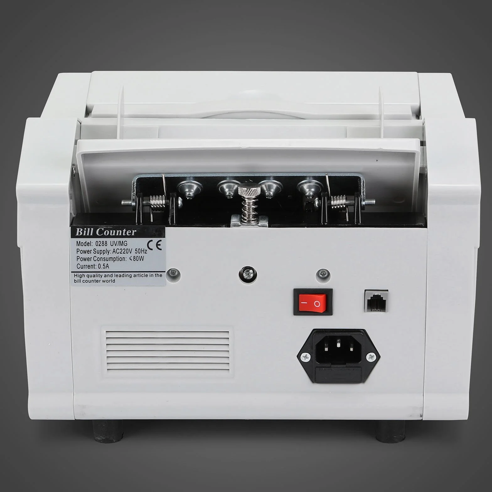 VEVOR Licznik Banknotów z Kontrolą Autentyczności UV MG 1000 Sztuk/min 7 kg LED 26x23,5x17 cm