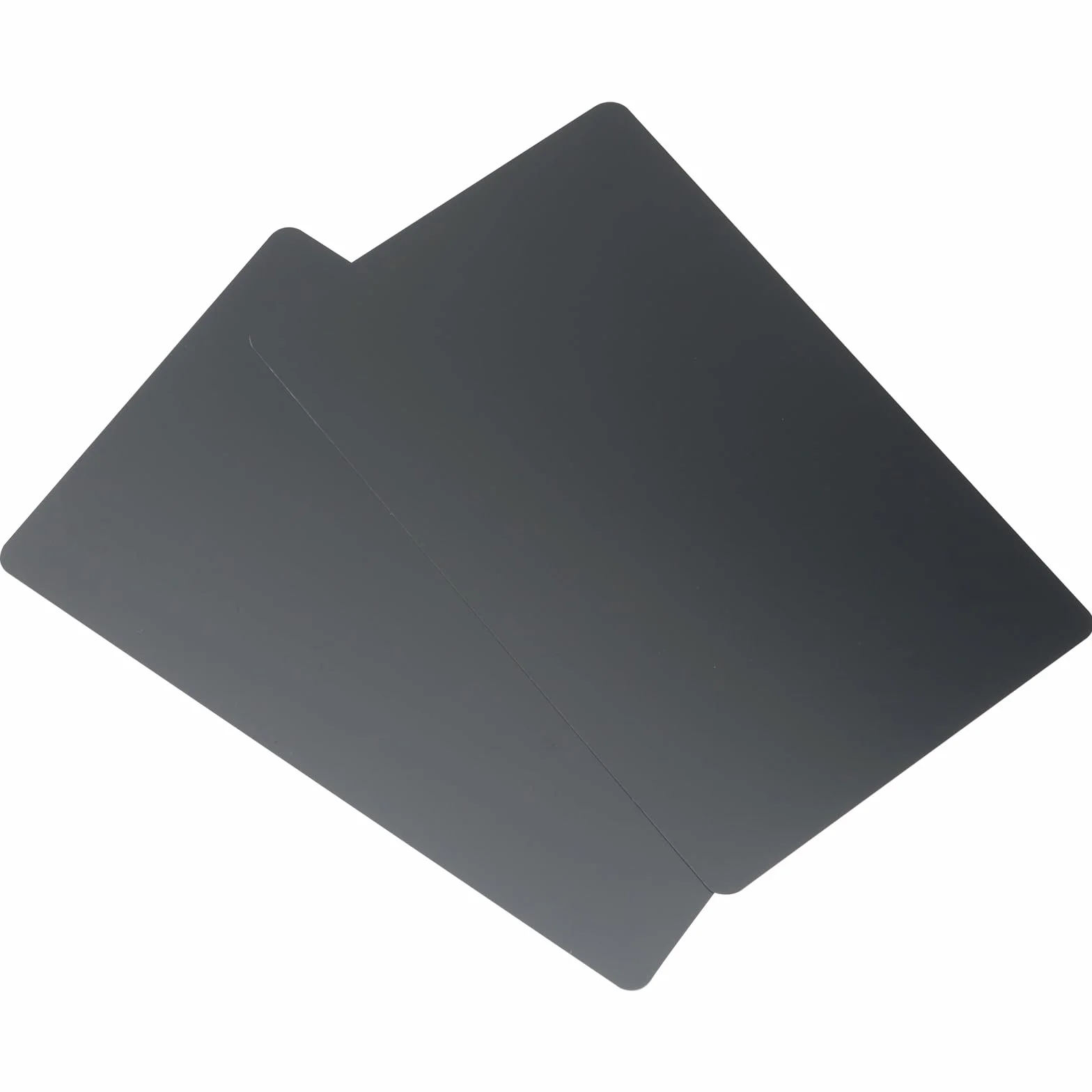 Aluminiowe wizytówki puste 86x54x0,21 mm czarne karty do pisania laserowego