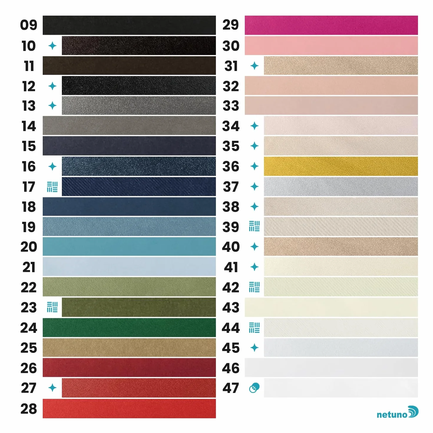 Netuno 20 kopert z masy perłowej, wanilia, DIN C5, 16,2 x 22,9 cm, 120 g, eleganckie, połyskujące koperty, błyszczące, z efektem masy perłowej, na kartki ślubne, zaproszenia, koperty metaliczne