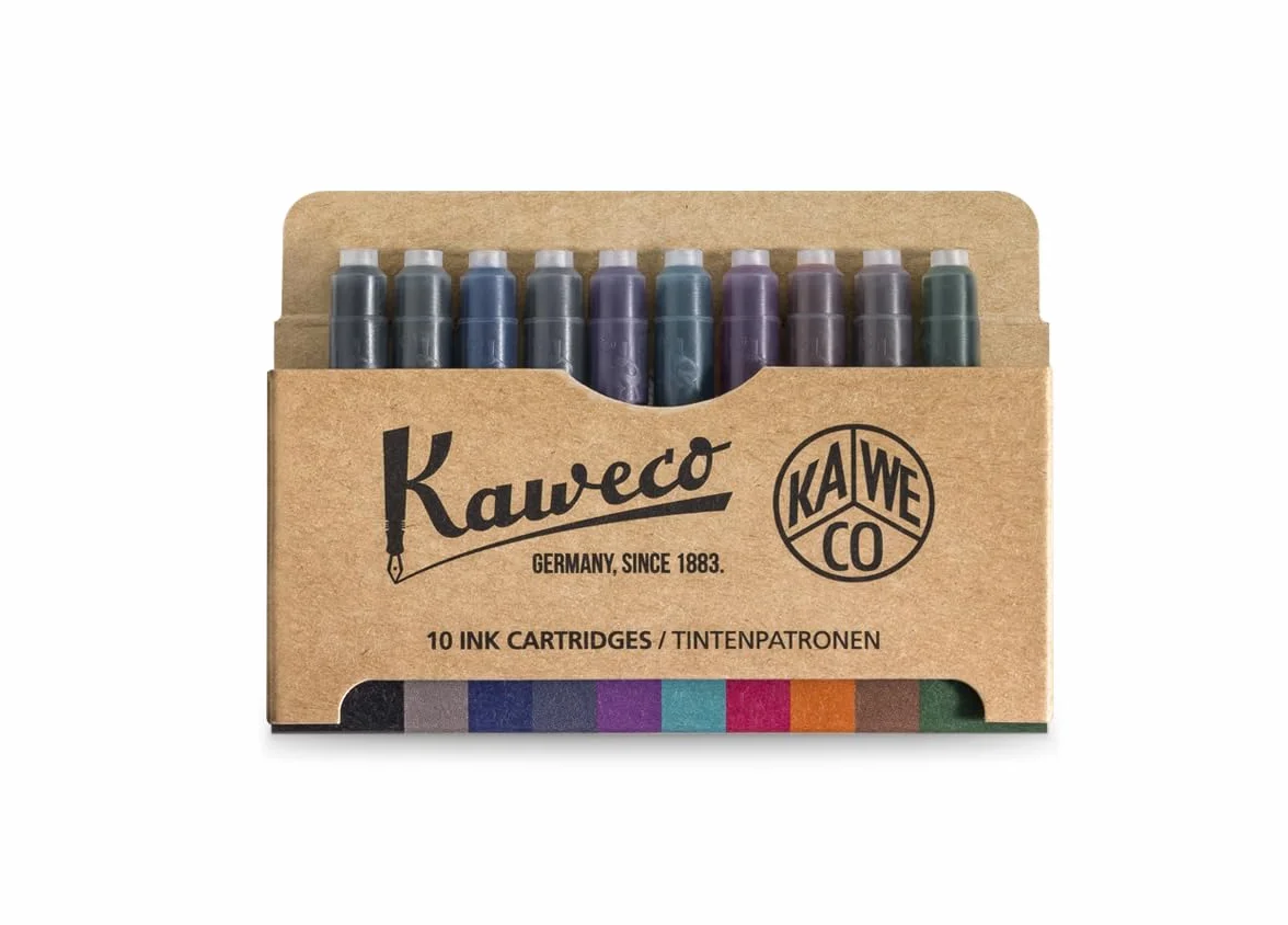 Kaweco Zestaw 10 wkładów atramentowych do piór wiecznych w wielu kolorach