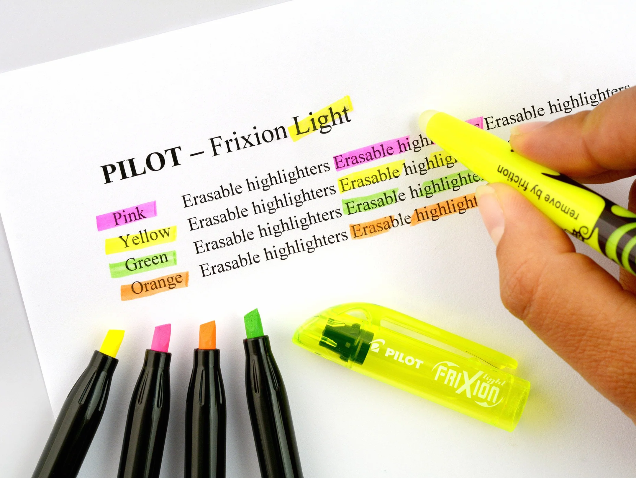 Pilot Pen Frixion Light Zestaw Markerów Wielokolorowy 6 Sztuk