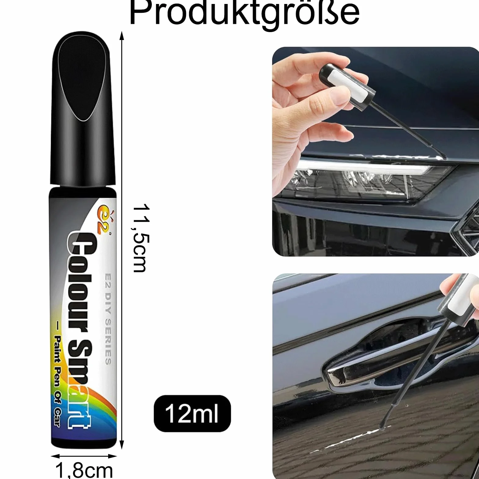 LEMONSTONE lakier do naprawy auto perłowo-czarny usuwacz rys do samochodów i motocykli