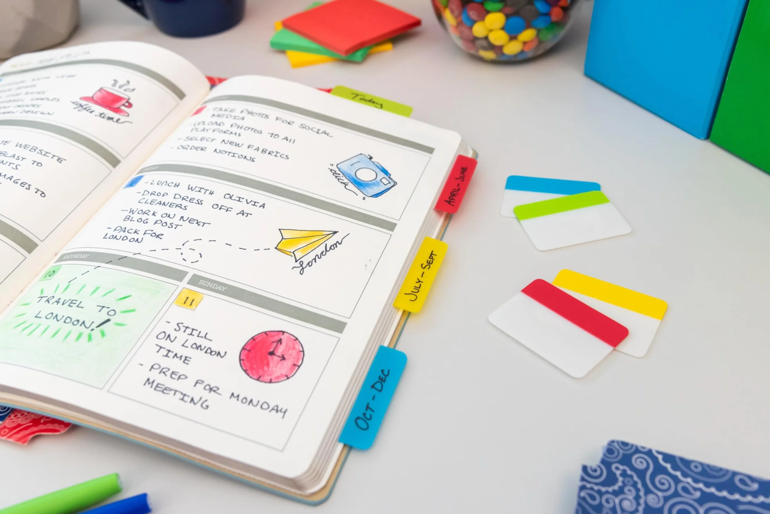 Post-it Index średnio mocne zakładki na dokumenty - różne kolory (36 sztuk)