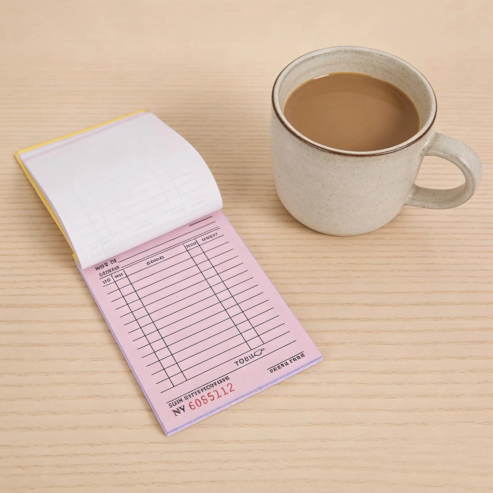 4 Sztuki Szt Carbonless Receipt Booklet Stron Kompaktowy Papierowy Notatnik Do Rachunków dla Małych Firm Work Invoice Receipt Book Do Zarządzania Zamówieniami i Finansami