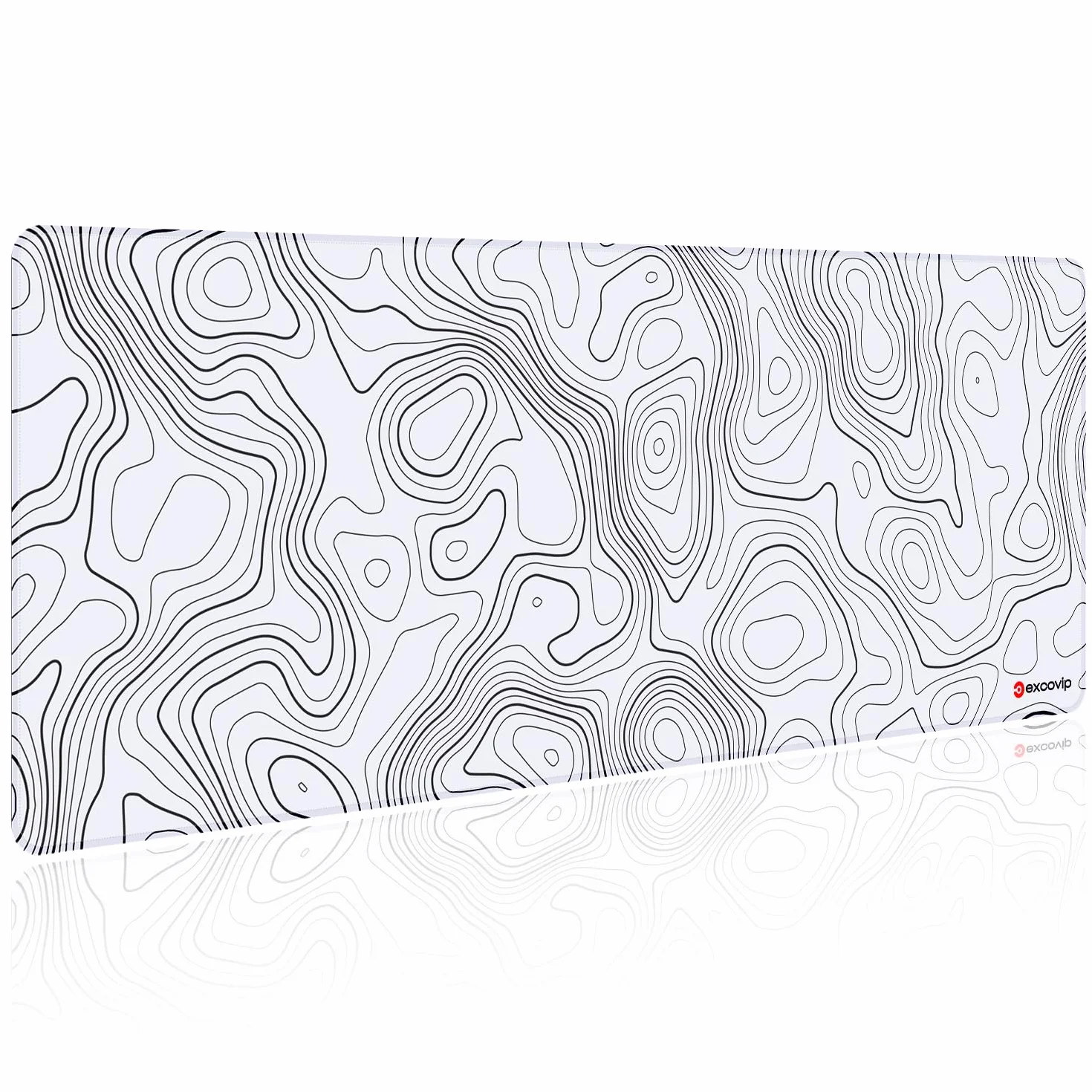 Podkładka pod mysz do gier XL 80x30 cm biała antypoślizgowa