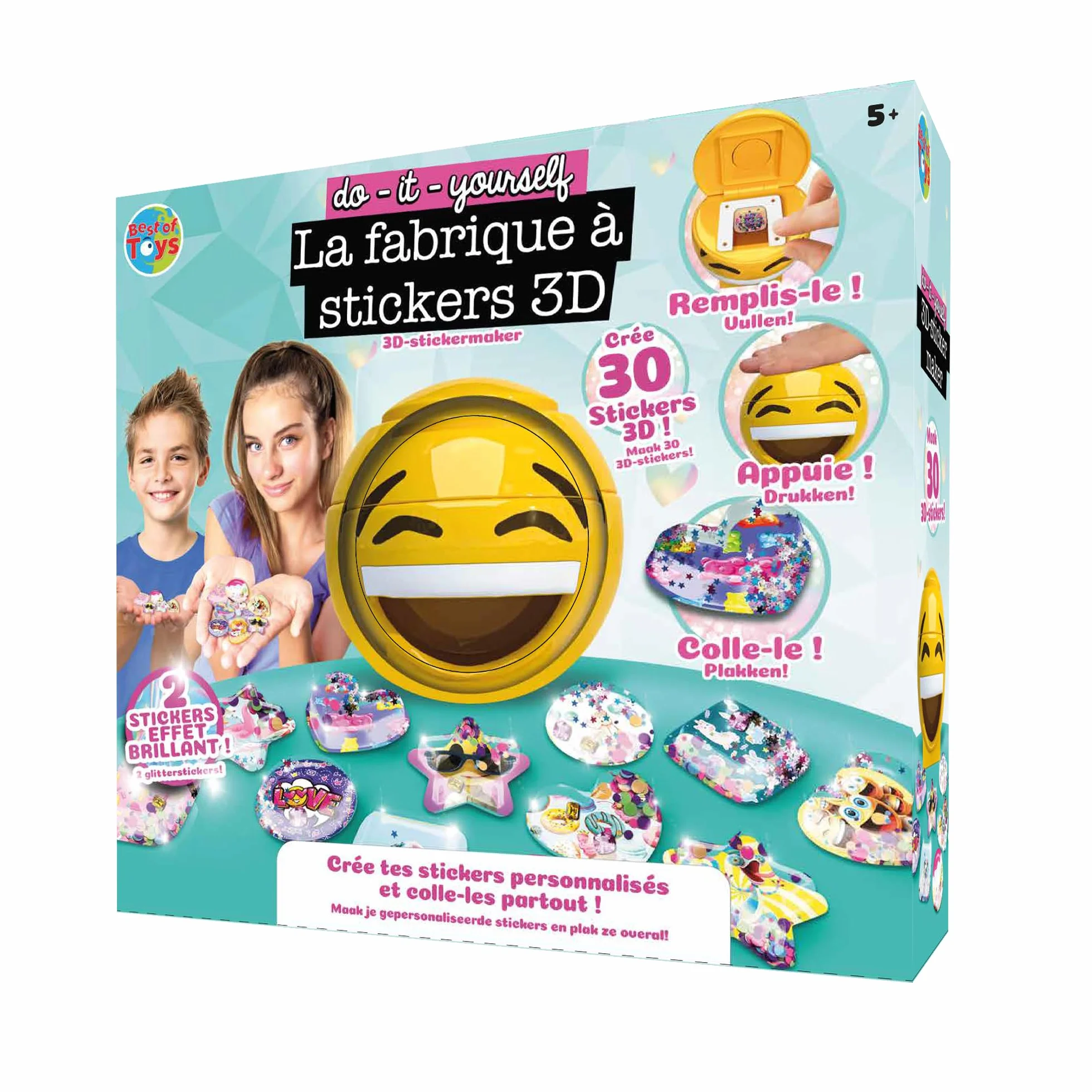 Fabryka naklejek 3D Maszyna do tworzenia spersonalizowanych naklejek 30 sztuk od 5 lat