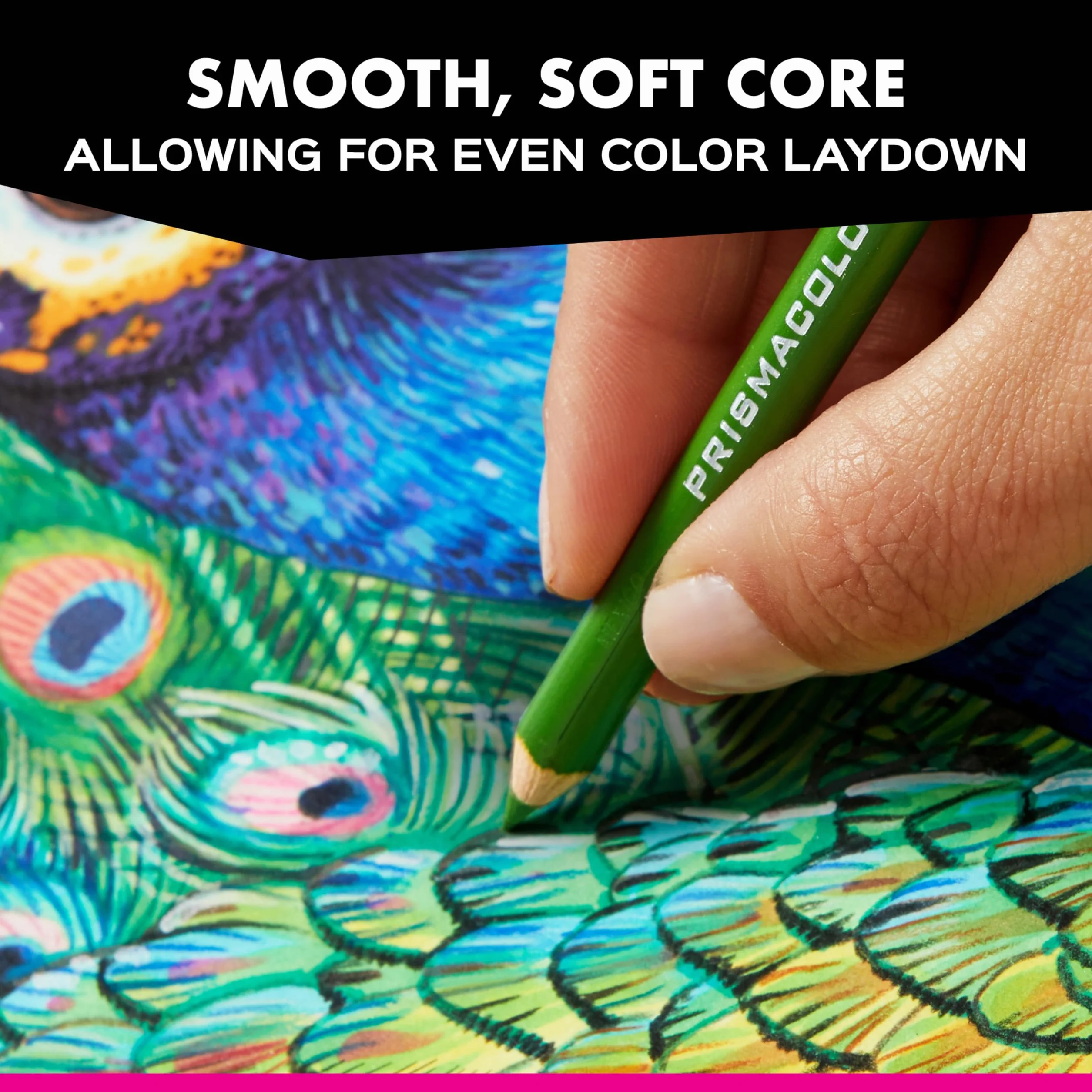 PRISMACOLOR 92885T Premier Kolorowe kredki, miękki rdzeń, 36 sztuk