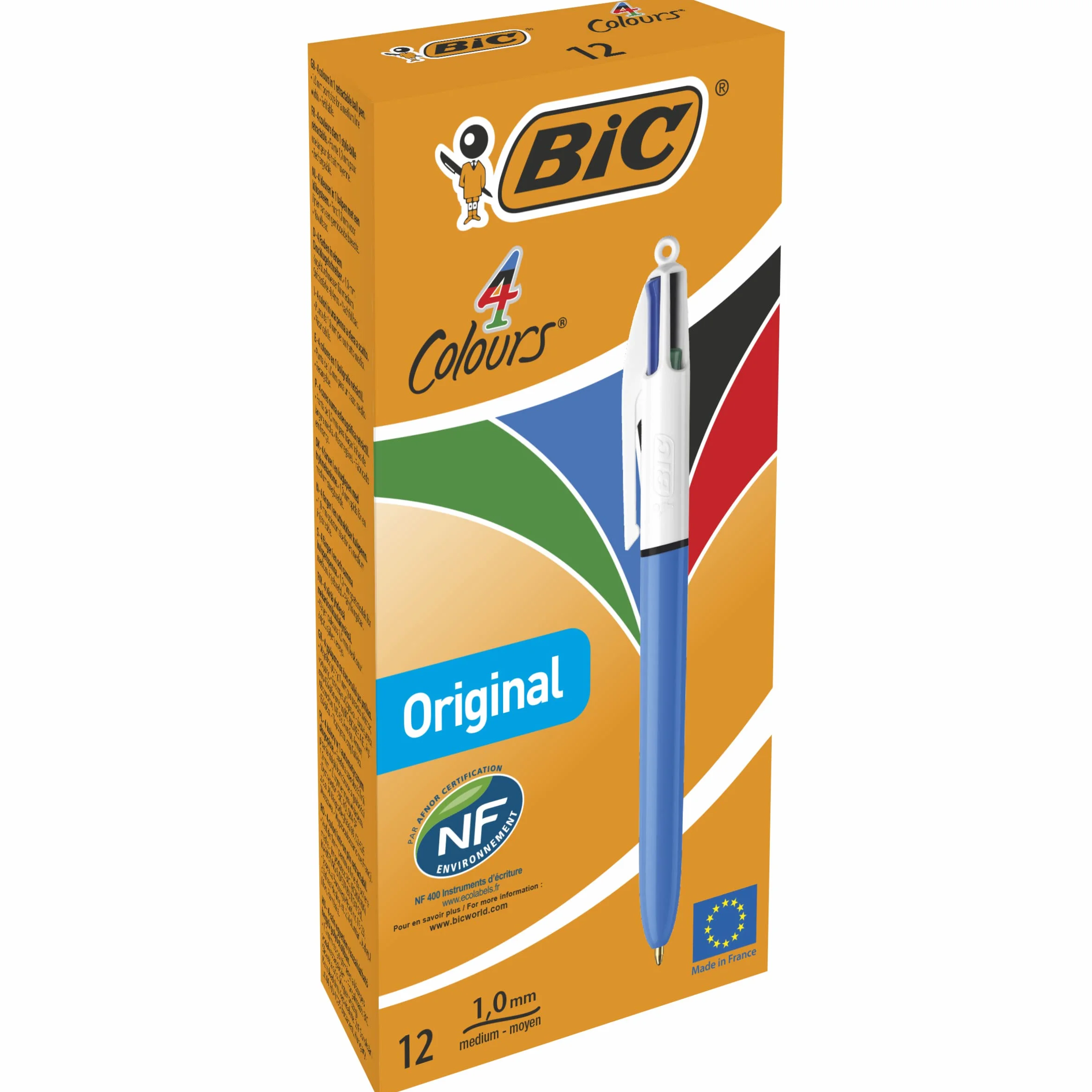 BIC 4 Colours Original Długopis mix AST Pudełko 12szt