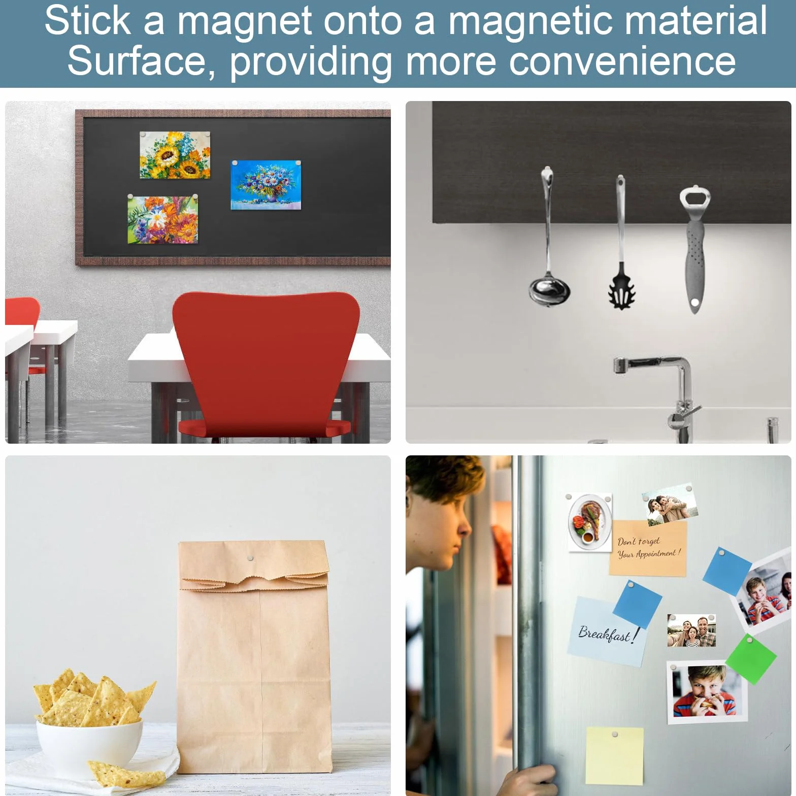 UTOMAG Mini Magnesy Mocne - 5 mm x 3 mm, 120 Sztuk - Male Wielofunkcyjne Okrągłe Silne Magnesy Neodymowe, Idealne do Lodówek, Tablic Magnetycznych, Zdjęć, Rękodzieła, Kuchni oraz Biur
