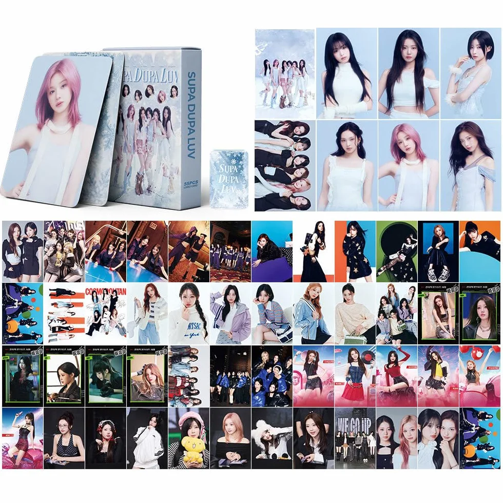 BABYMONSTER Photocards, 55 sztuk Baby Monster Lomo Card, nowy album BM, karty fotograficzne BabyMonster, must-have dla fanów (C)
