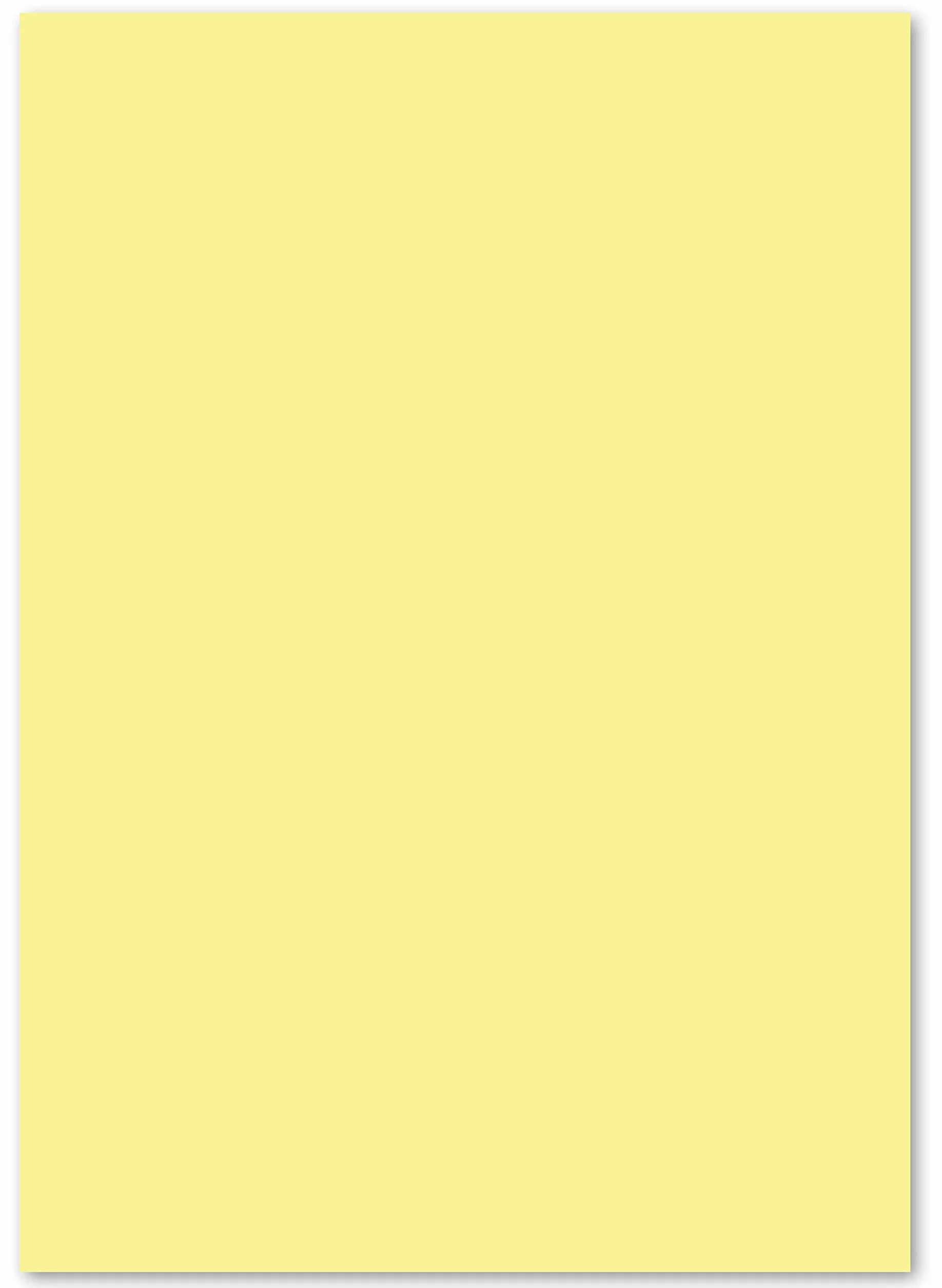 Papier kolorowy pastelowy żółty DIN A4 120 g/m² FSC mix 100 sztuk