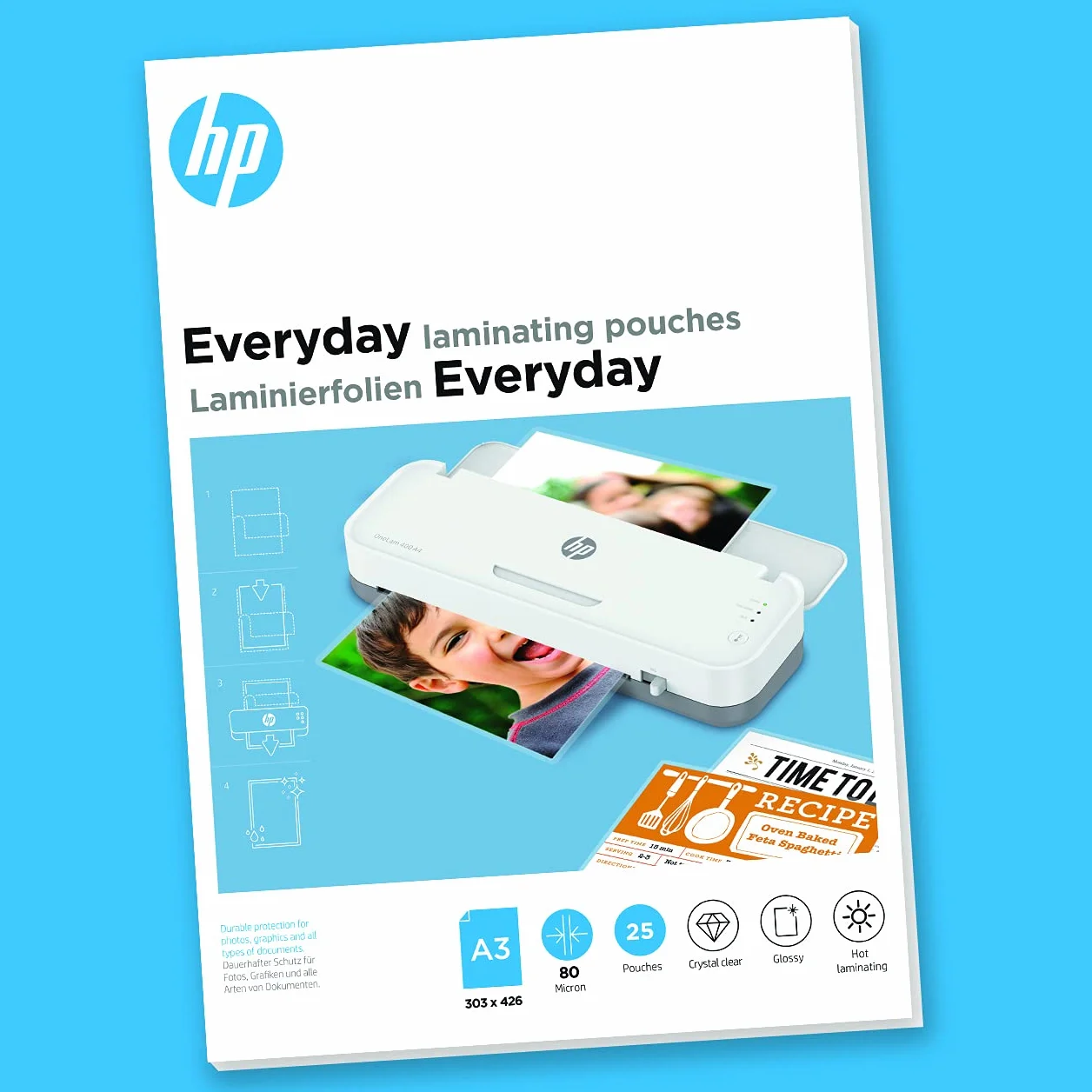 HP Everyday folia do laminowania A3 80 mikronów 25x