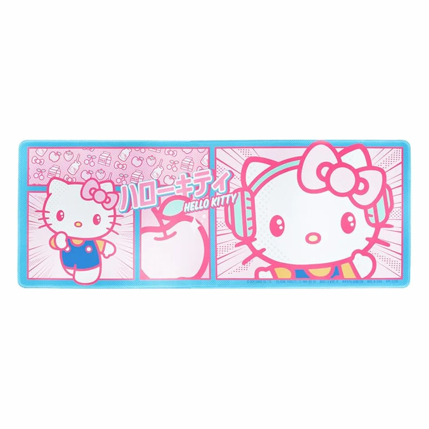 Hello Kitty Podkładka na biurko, oficjalnie licencjonowany produkt Sanrio, duża gumowa podkładka pod mysz z różowym wzorem kawaii, idealna do gier, pracy, funkcjonalnych akcesoriów biurowych Paladone