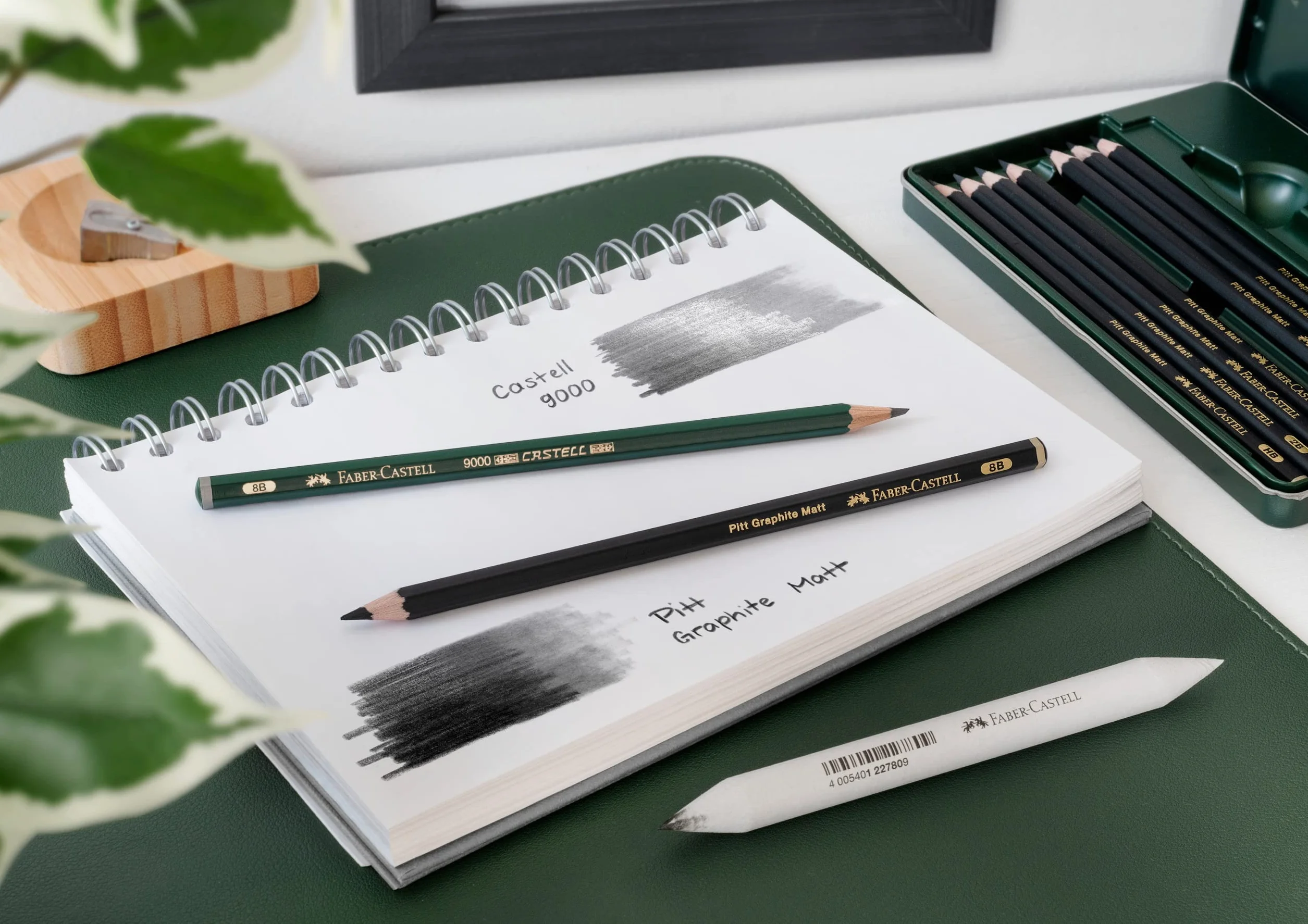 Faber-Castell 115207 - zestaw ołówków Pitt Graphite Matt, 6-częściowy, stopień twardości 2B - 12B