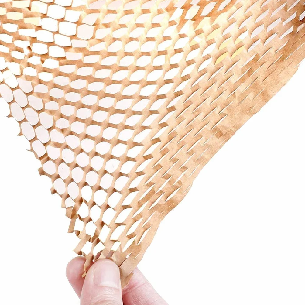 Rolka papieru do pakowania o strukturze plastra miodu, alternatywa dla folii bąbelkowej do przeprowadzki, pakowania orzeszków ziemnych, materiały do wysyłki, rolka papieru do pakowania