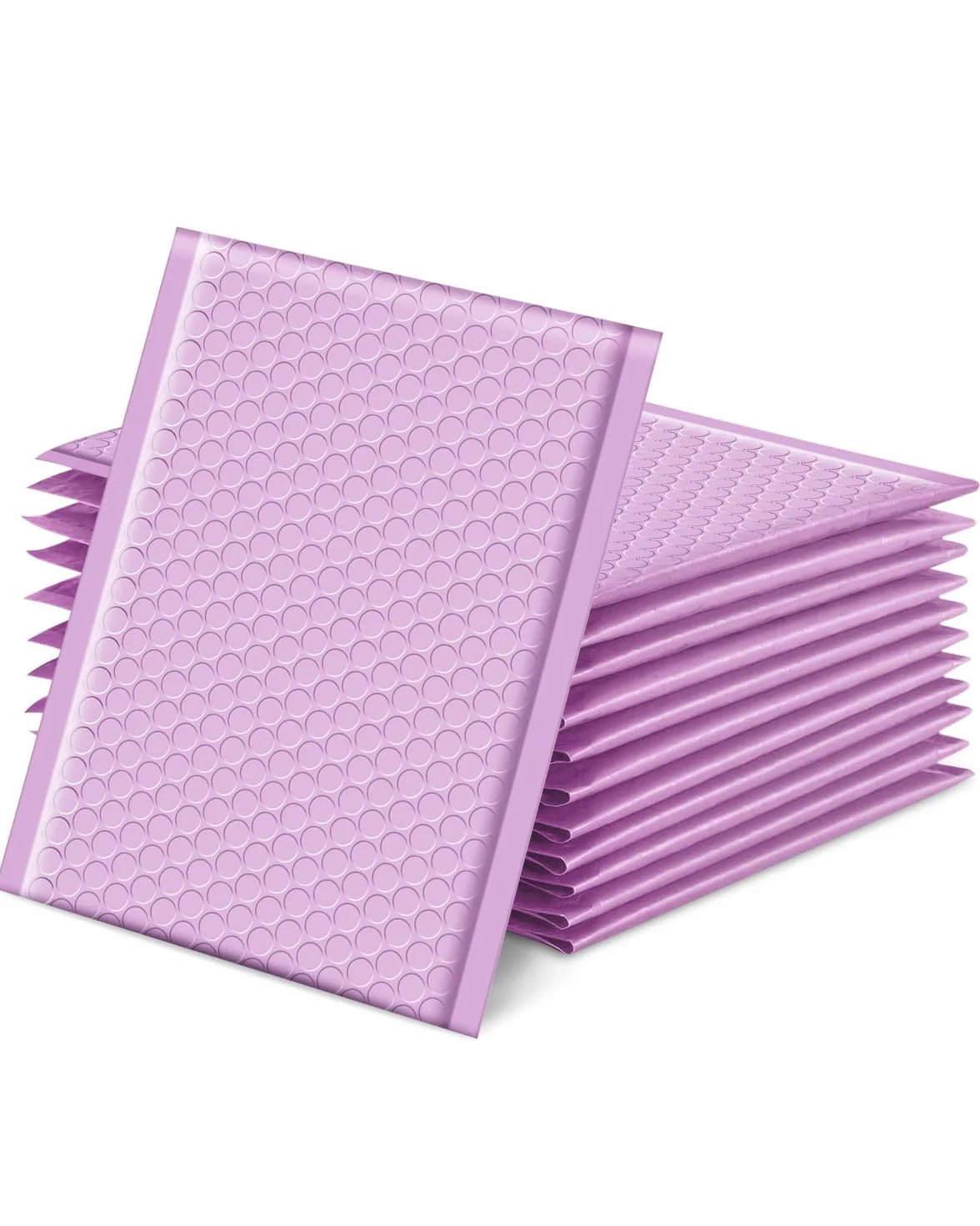 Lavender Padded Bubble Mailers, 15,3 x 23 cm, opakowanie 25 szt