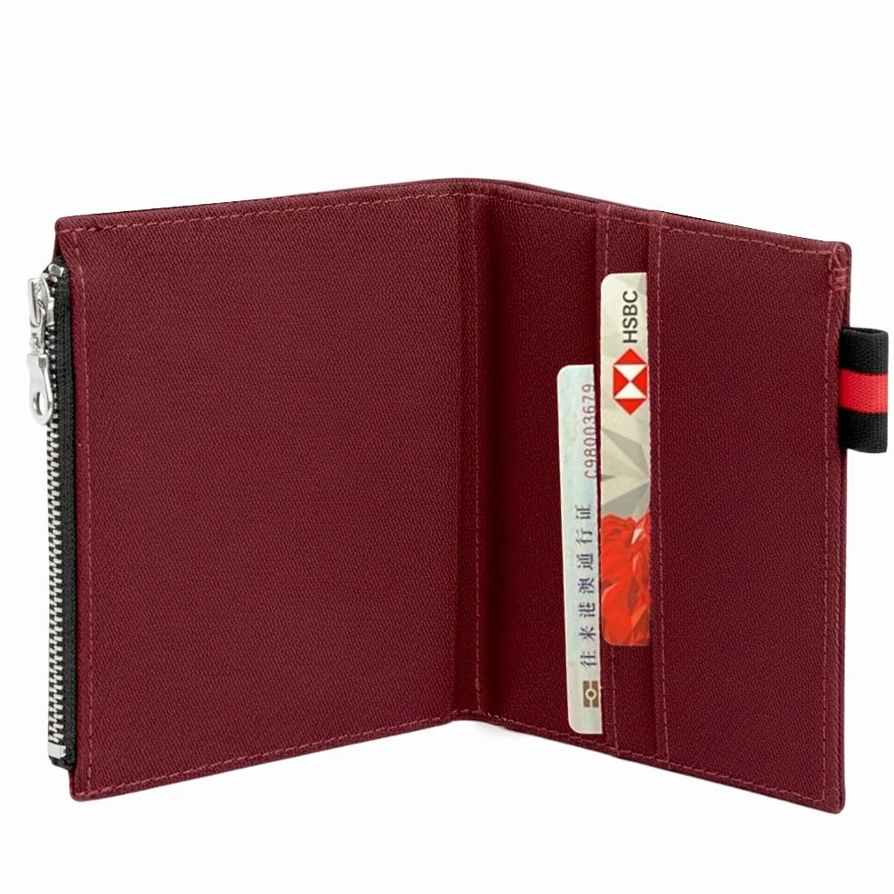 Wanderings Etui z Zamkiem Błyskawicznym i Uchwytem na Karty, Akcesorium do Dziennika Podróżnego Pocket/Passport, 9 x 12,5 cm (3,5" x 5"), z Trwałej Tkaniny 100% Bawełnianej, do Planera i Notatnika