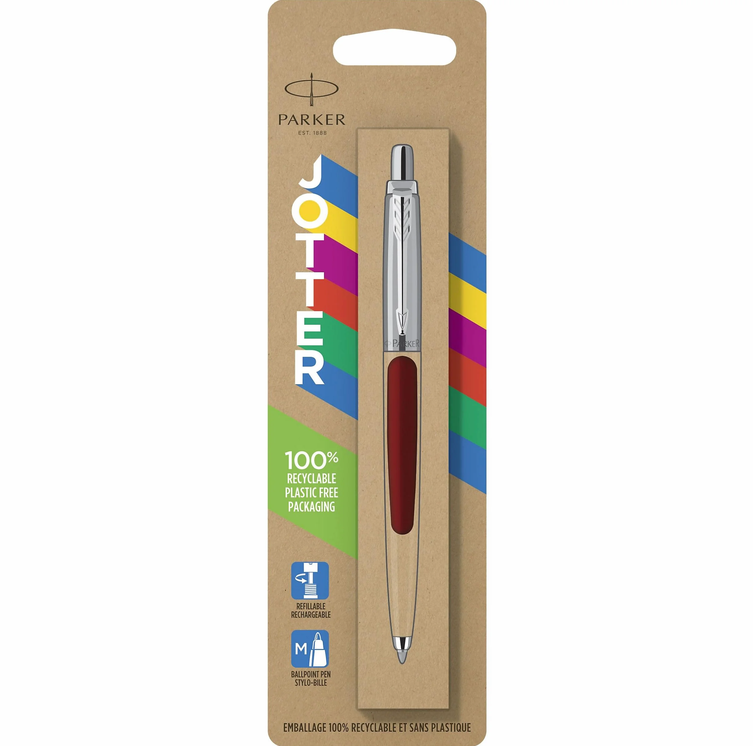 Parker Jotter Originals 2096857 Długopis, Czerwony, M