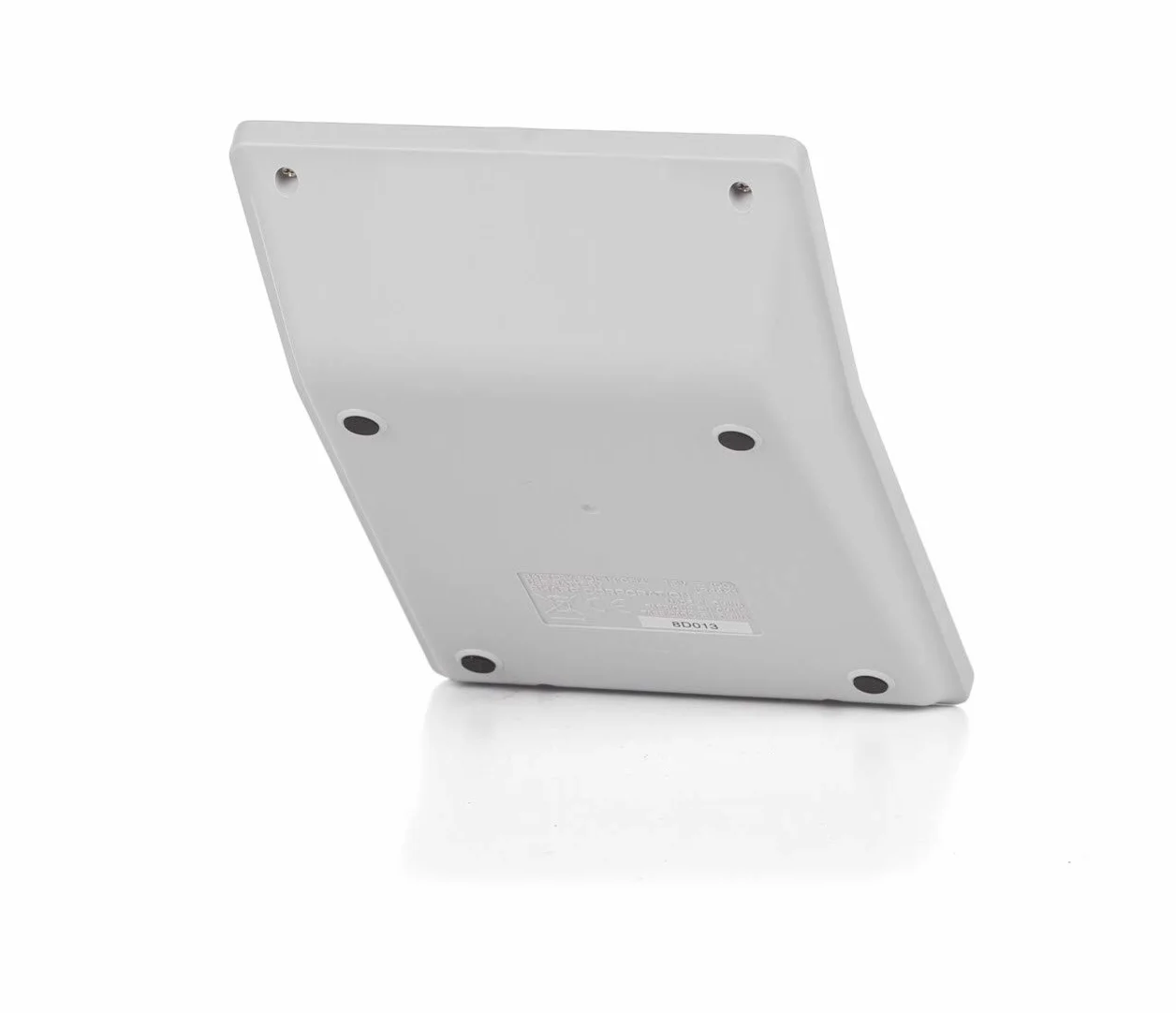 SHARP EL-M711 G kalkulator stołowy (10 cyfr, przelicznik walut, zasilany energią słoneczną i baterią) jasnoszary