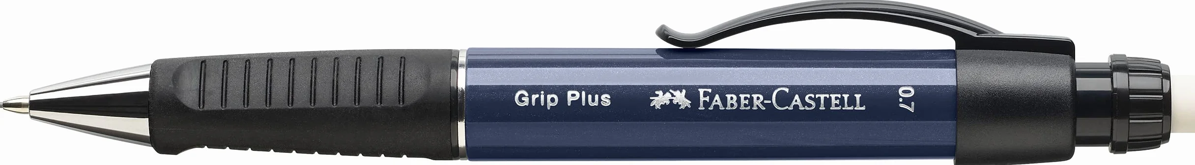 FABER-CASTELL 130732 – ołówek automatyczny GRIP PLUS, grubość wkładu: 0,7 mm, kolor korpusu: niebieski metaliczny, 1 sztuka