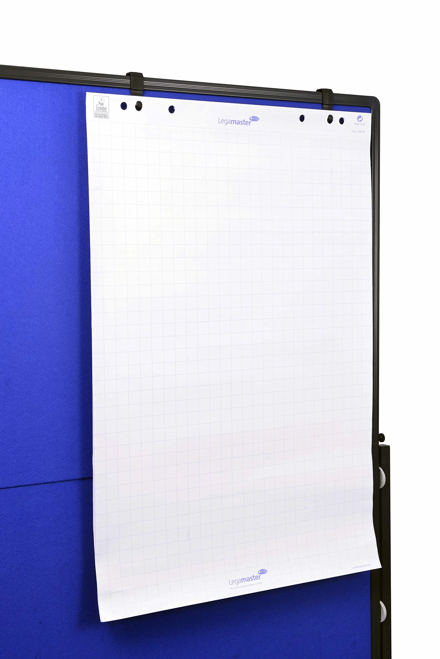 Legamaster 7-208100 papierowe haczyki do zawieszenia na ścianach moderacyjnych, odpowiednie do wszystkich bloków flipchart, czarne, 2 szt.