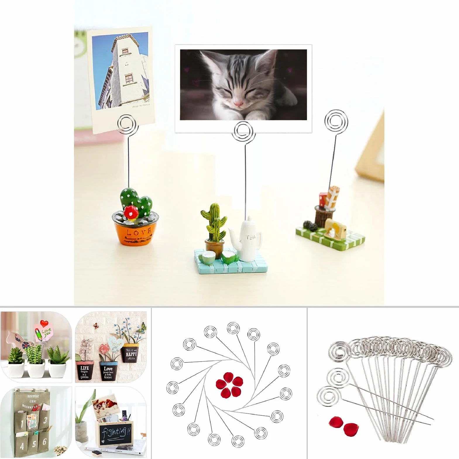 Yosoo 50 szt. Metalowe Klipsy do Papieru Uchwyt DIY Rzemiosło Biurowe (1#)
