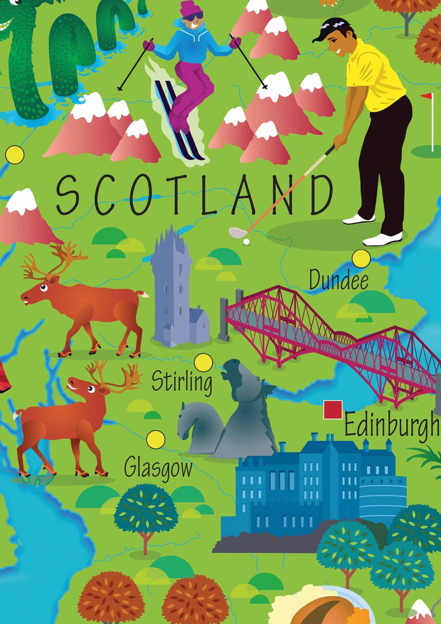 Children’s Wall Map of the United Kingdom and Ireland: Ideal way for kids to improve their UK knowledge
