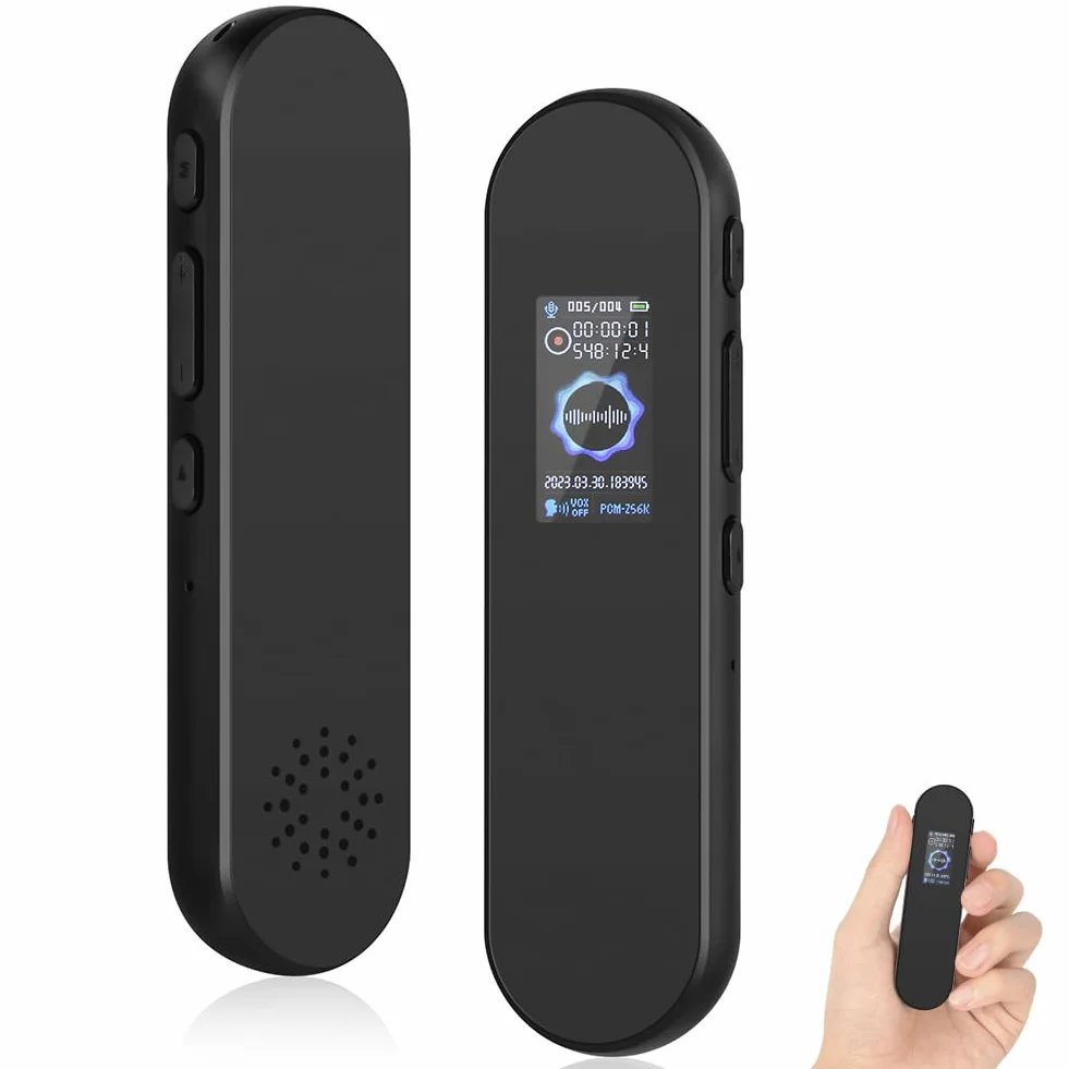Vicloon 64GB dyktafon rejestrator dźwięku USB C do klas konferencji