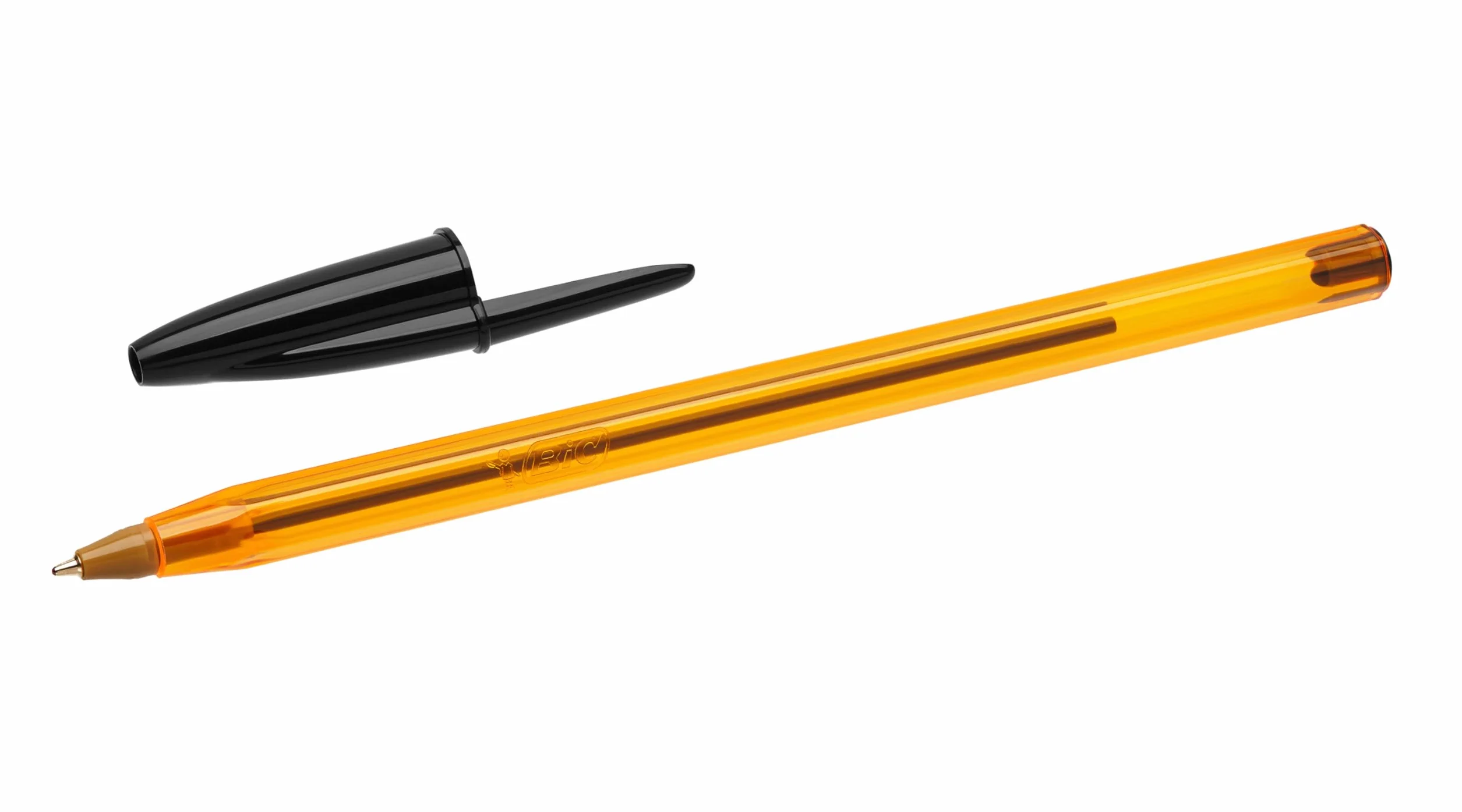 BIC Długopis Cristal fine – 50 długopisów w kolorze czarnym – grubość kreski: 0,35 mm/średnica kulki: 0,8 mm – drobny – nadaje się do dokumentów