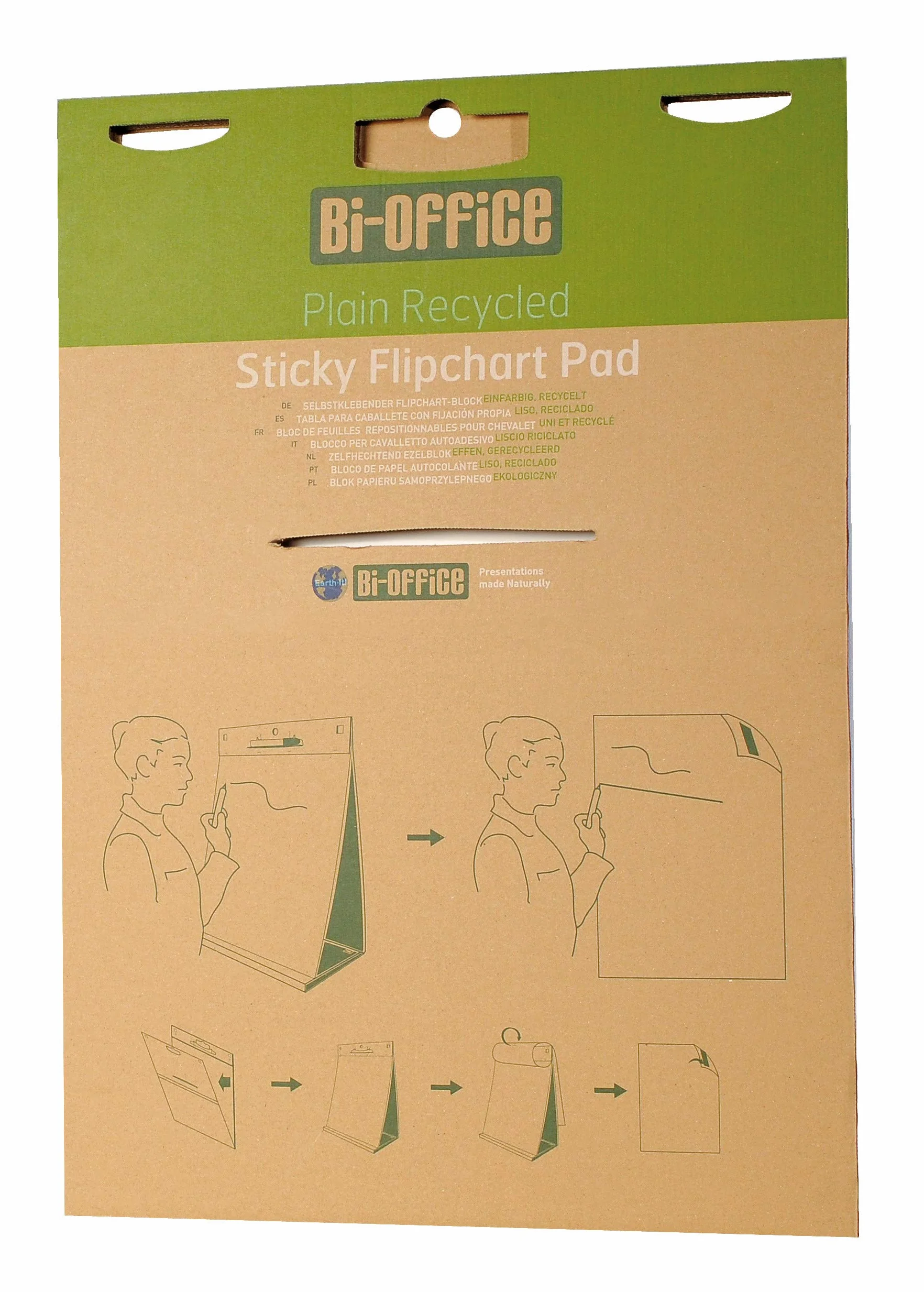 Bi-Office Earth-It samoprzylepny blok do flipchartów FL1420403