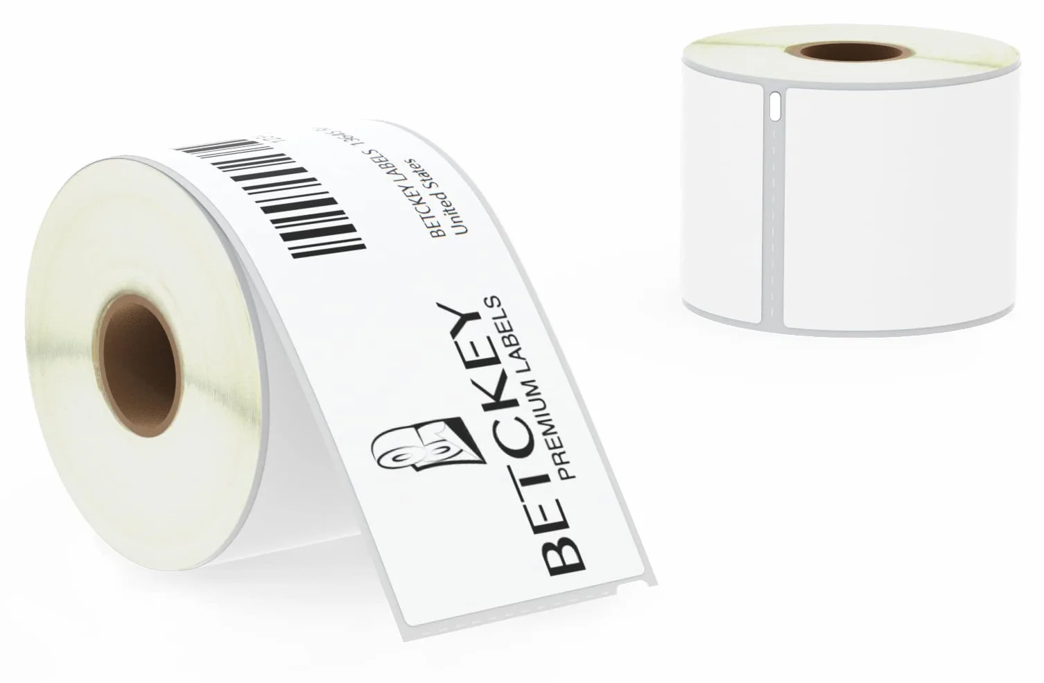 BETCKEY - 2 Rolek 99019 Etykiety Kompatybilne z DYMO, 59 x 190mm, 300 Etykiety Samoprzylepne Używane do Drukarka etykiet DYMO 450 Seria LabelWriter