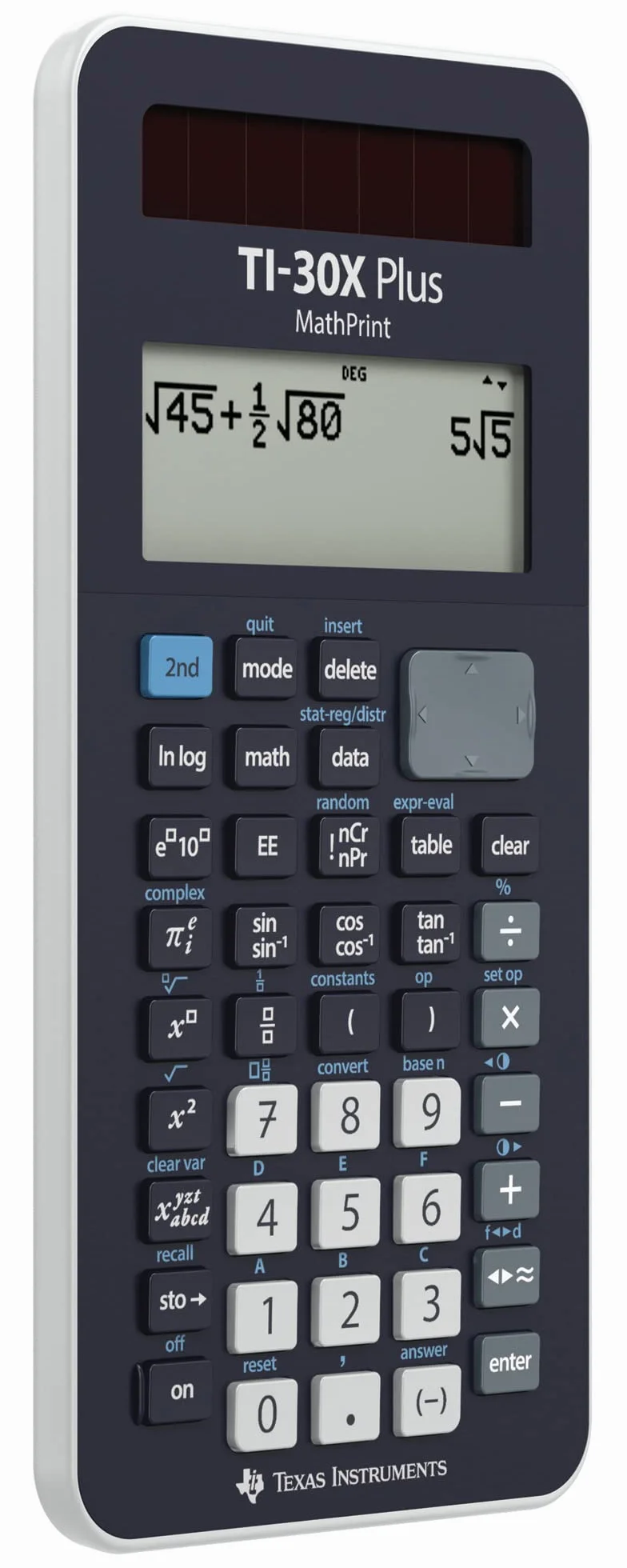 Texas Instruments TI-30XPLMP Kalkulator Naukowy, Czarny