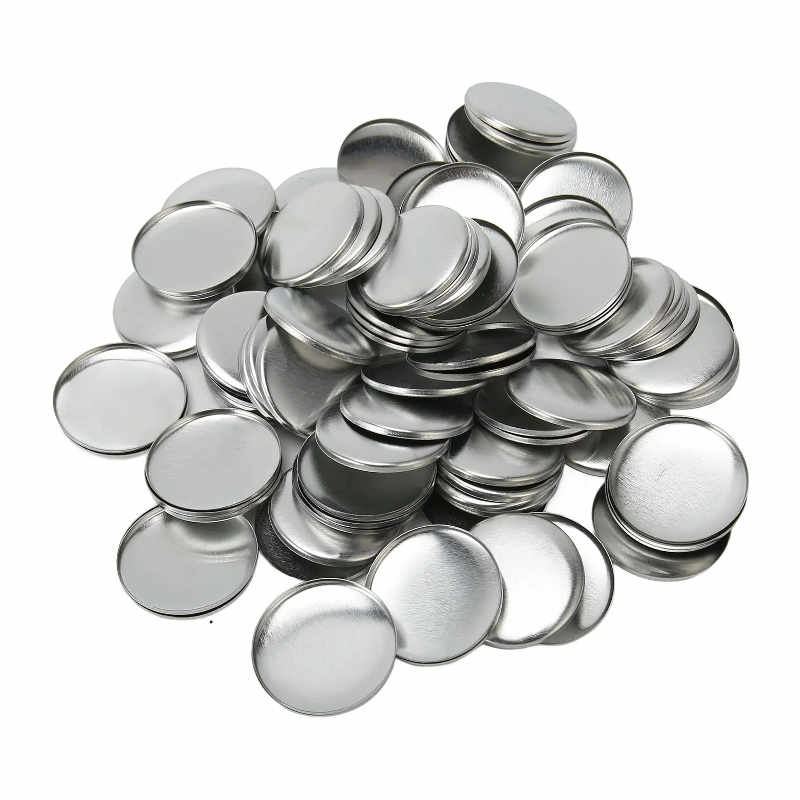 Zestaw Części do Odznak 32 mm Puste Przyciski Okrągłe Blaszki