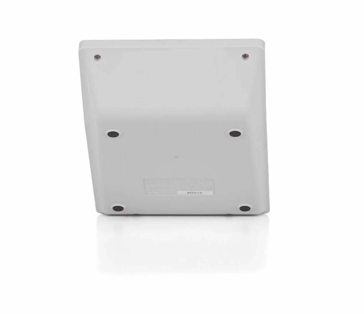 SHARP EL-M711 G kalkulator stołowy (10 cyfr, przelicznik walut, zasilany energią słoneczną i baterią) jasnoszary