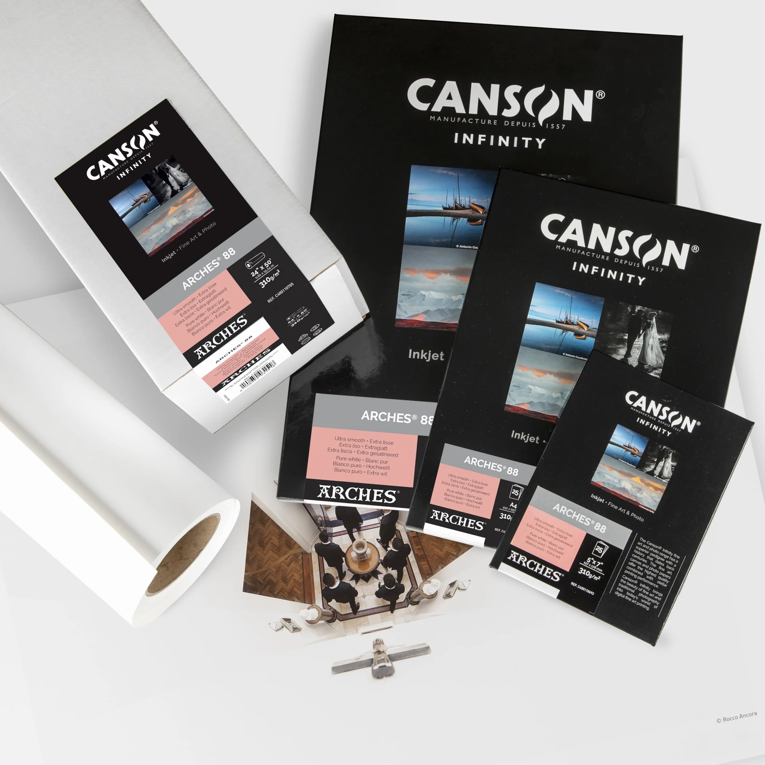 Canson Infinity Arches 88 310g A3 satynowany naturalna biel