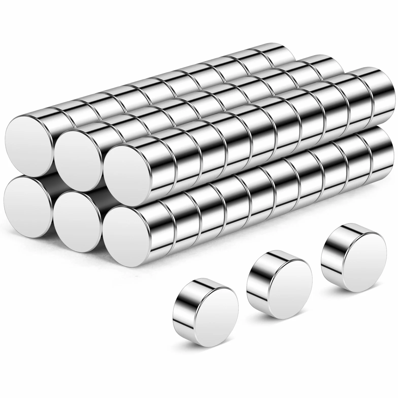 Wukong 8 x 5 mm | 60 sztuk mocnych mini magnesów, magnesów na lodówkę i tablicę biurową
