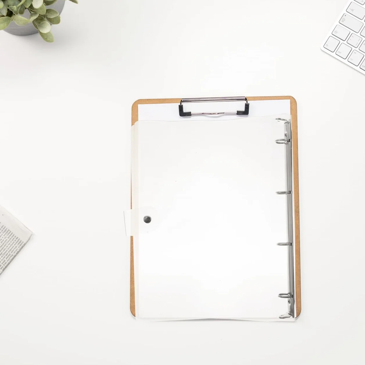 Transparentny Segregator Z Plastiku Binder Organizer Do Biura I Szkoły