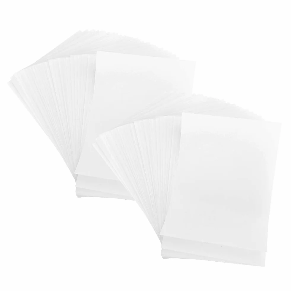 CHICIRIS Przezroczysta Kalka Artystyczna do Rysowania i Kopiowania, 100 szt., 15 x 10 cm, Biała